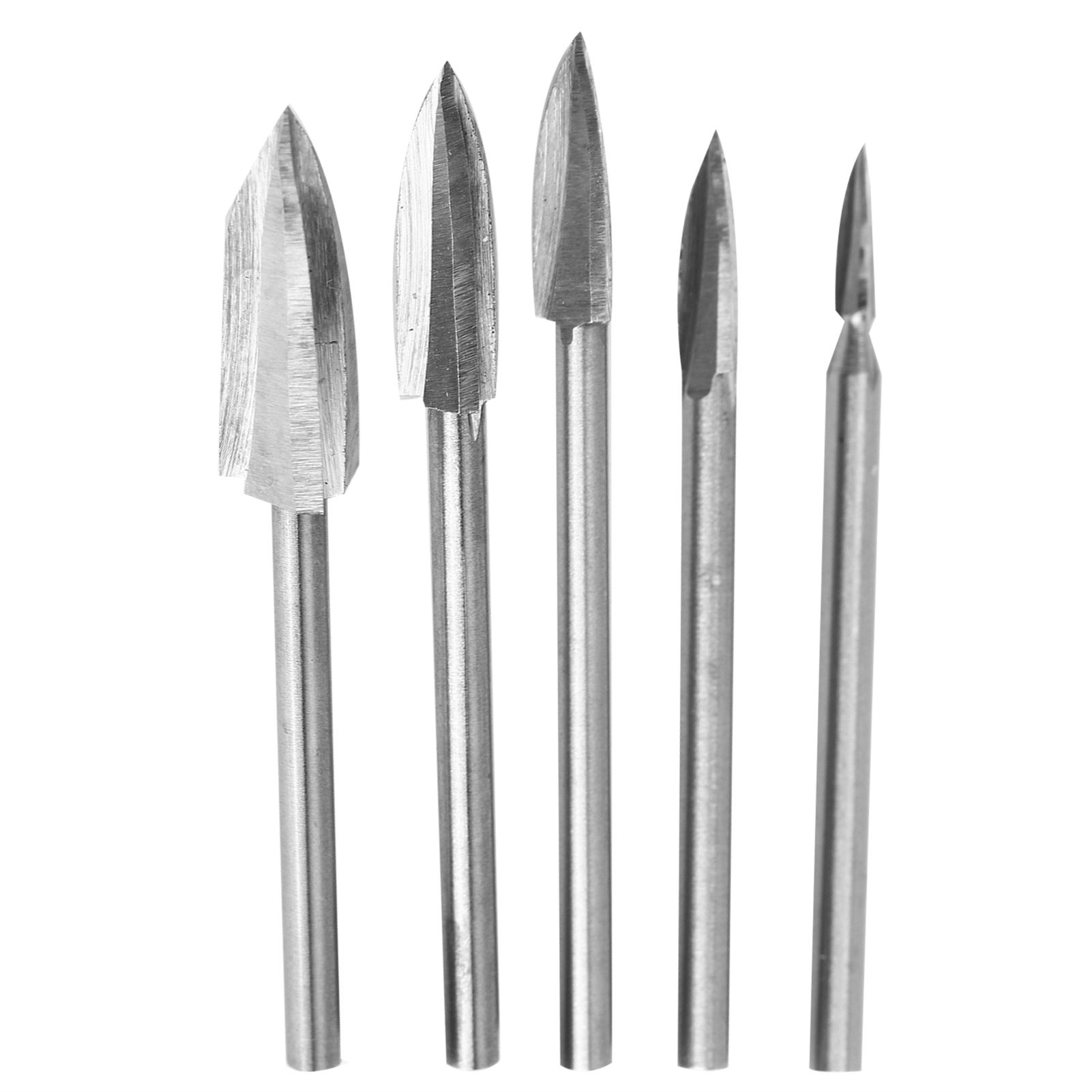 5PCS/Set Wood Engraving Tool Milling Cutter Root Carving Tools for DIY Woodworking view 2