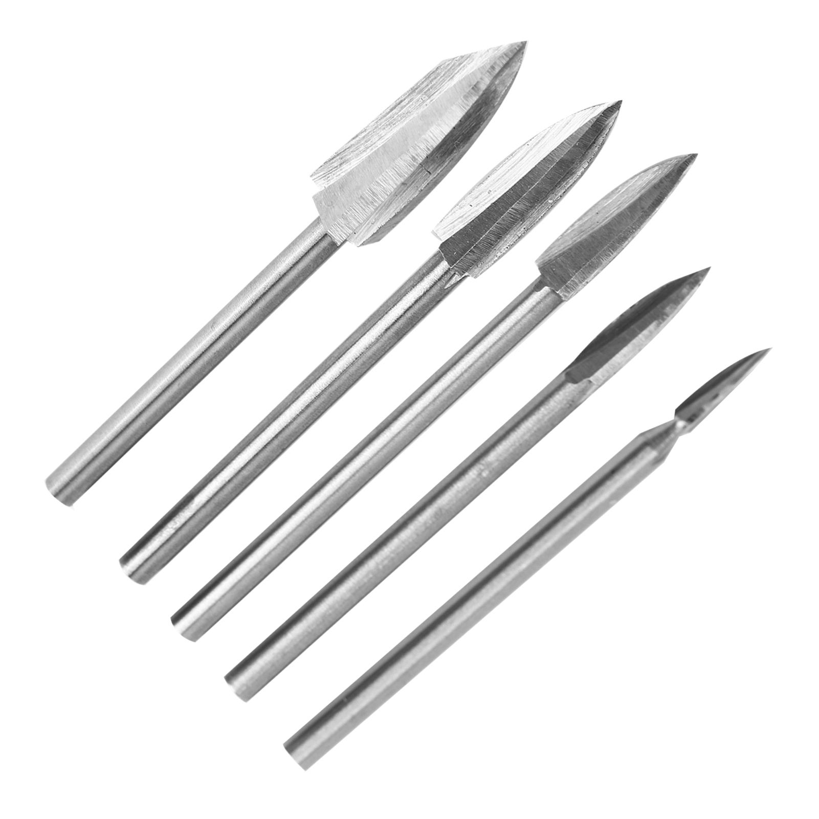5PCS/Set Wood Engraving Tool Milling Cutter Root Carving Tools for DIY Woodworking view 3