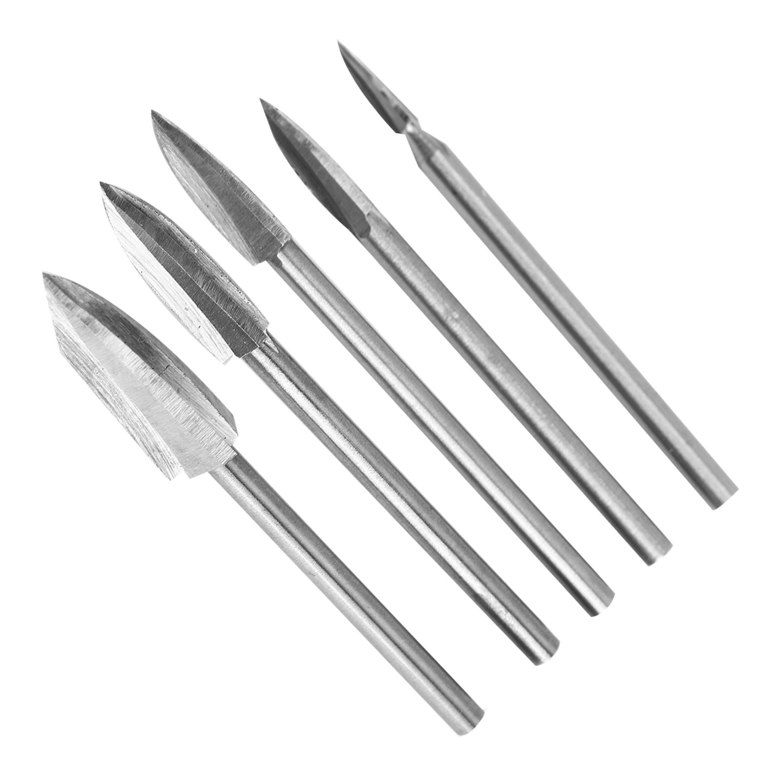5PCS/Set Wood Engraving Tool Milling Cutter Root Carving Tools for DIY Woodworking view 4