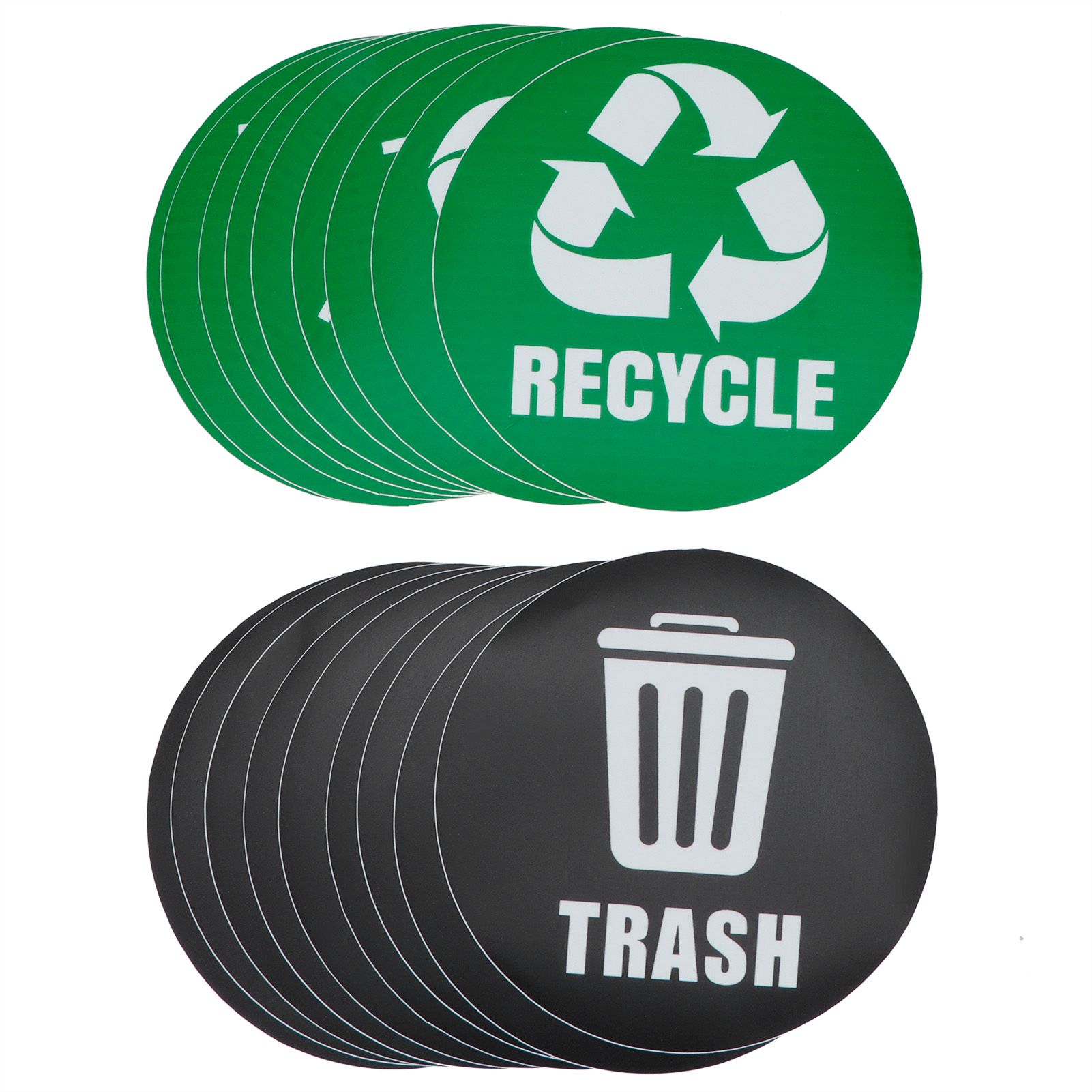 18Pcs Environmental Label Recycle Trash Decal Stickers SelfAdhesive Waterproof view 2