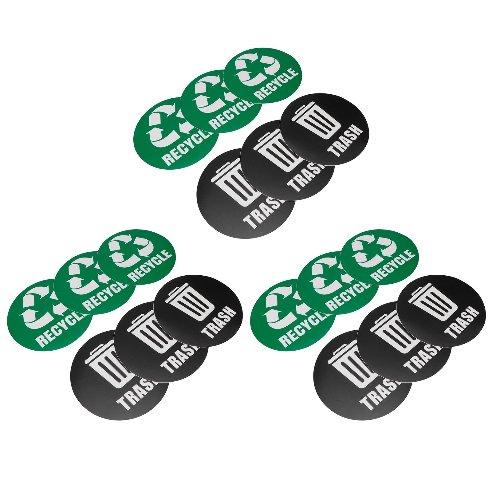 18Pcs Environmental Label Recycle Trash Decal Stickers SelfAdhesive Waterproof view 3