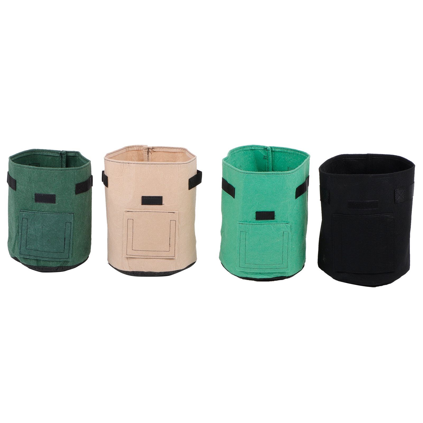 4Pcs Garden Felt Growing Plant Bag Indoor Outdoor Vegetable Flower Pot view 2