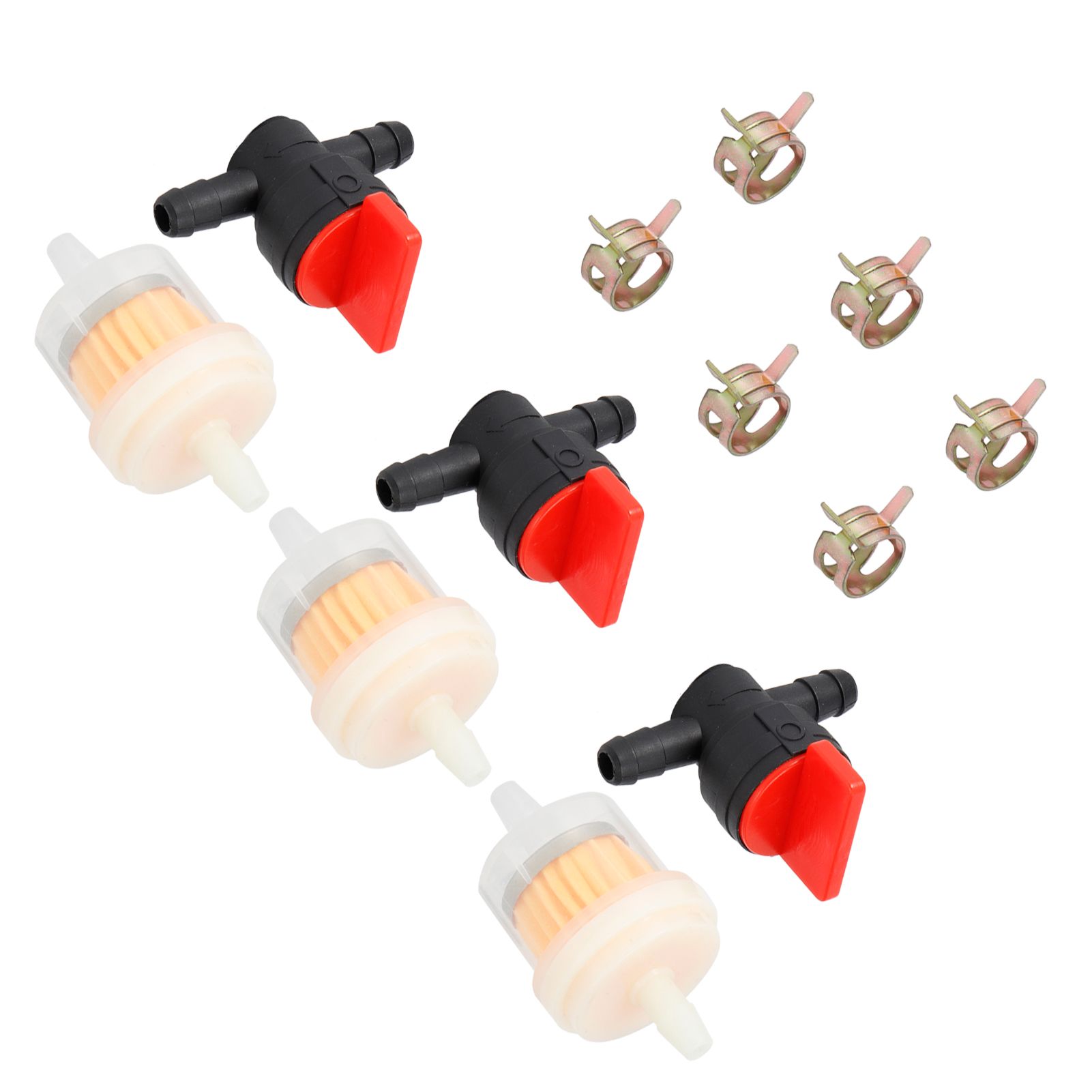 G1/4 Gas Tank Shut Cut Off Valve Filter Clamp Kit for Garden Brush Cutter Lawn view 8