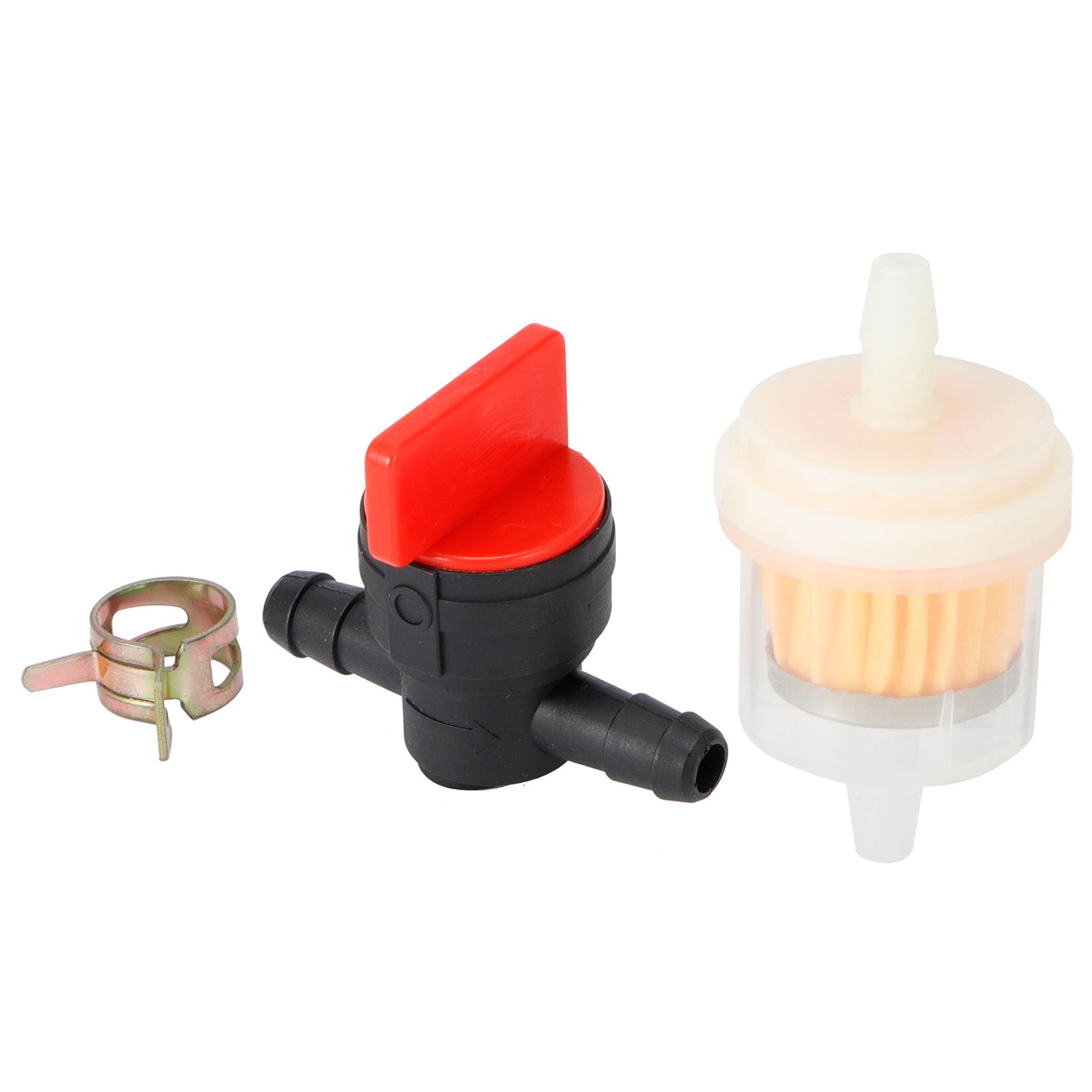 G1/4 Gas Tank Shut Cut Off Valve Filter Clamp Kit for Garden Brush Cutter Lawn view 11