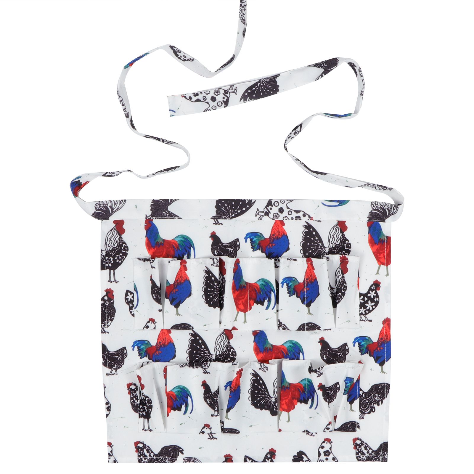 Multiple Pockets Eggs Collecting Gathering Holding Apron for Chicken Duck Eggs view 2