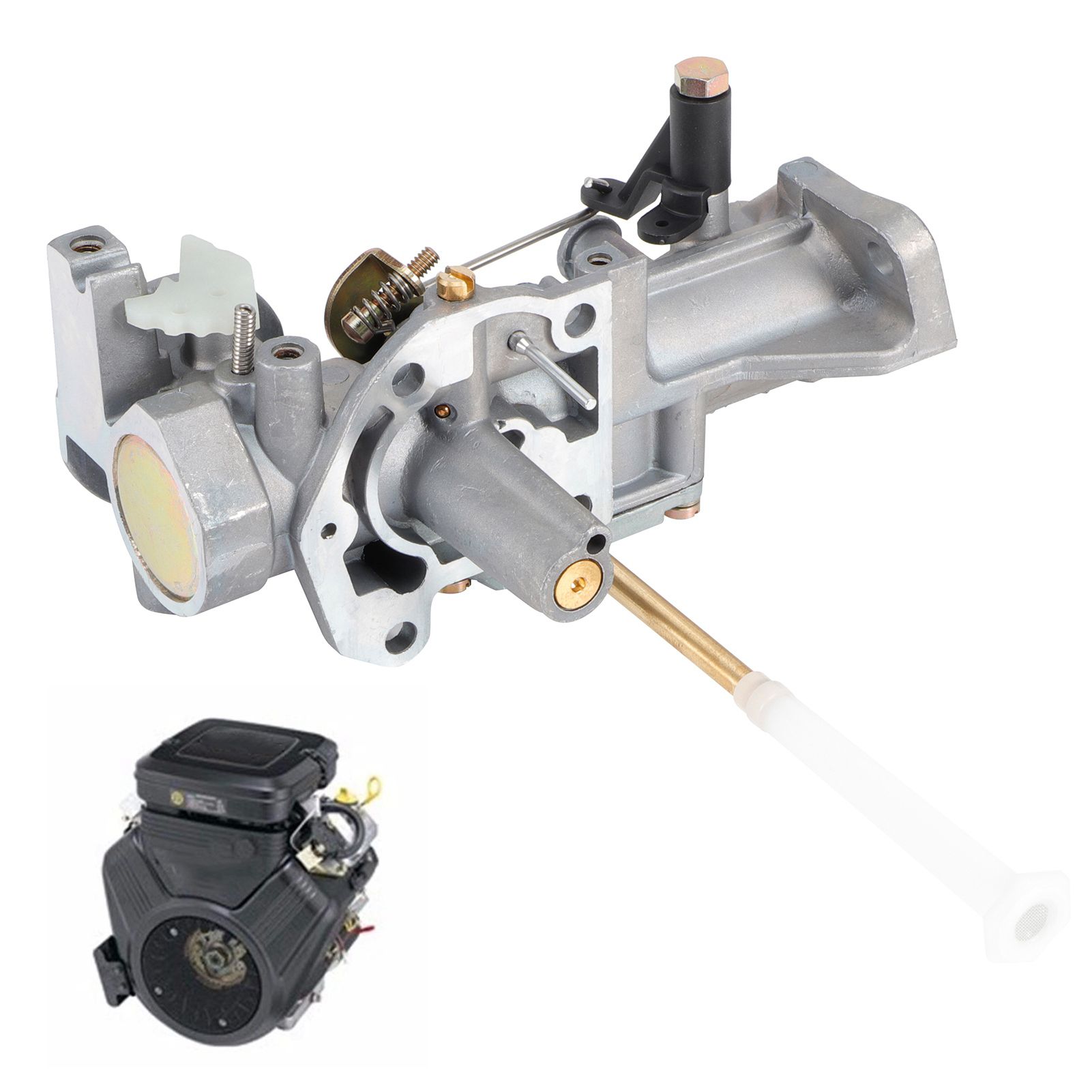 Carburetor Carb Kit 498298 Replacement Aluminum Fit for Briggs and Stratton Engine view 9