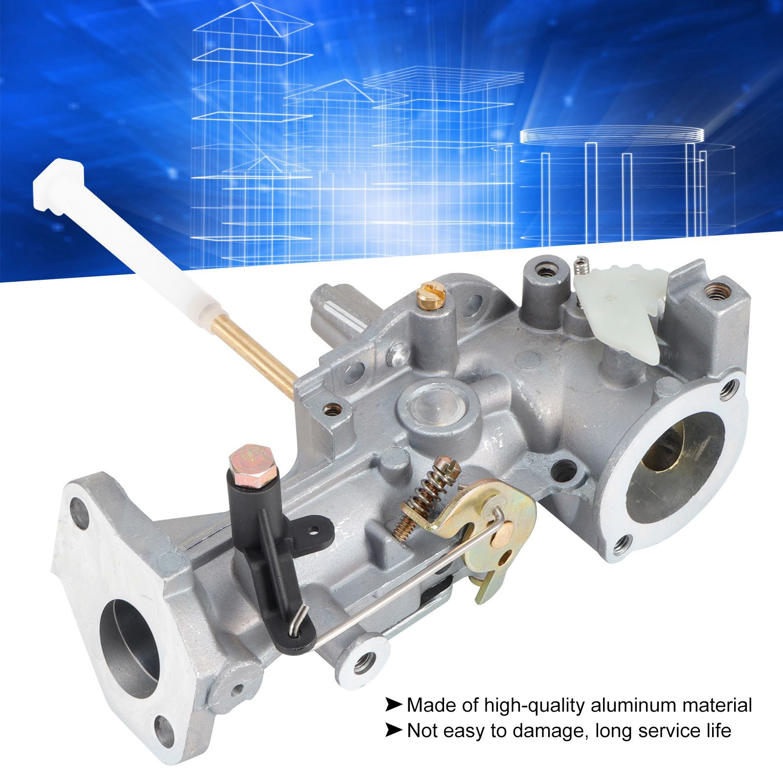 Carburetor Carb Kit 498298 Replacement Aluminum Fit for Briggs and Stratton Engine view 12