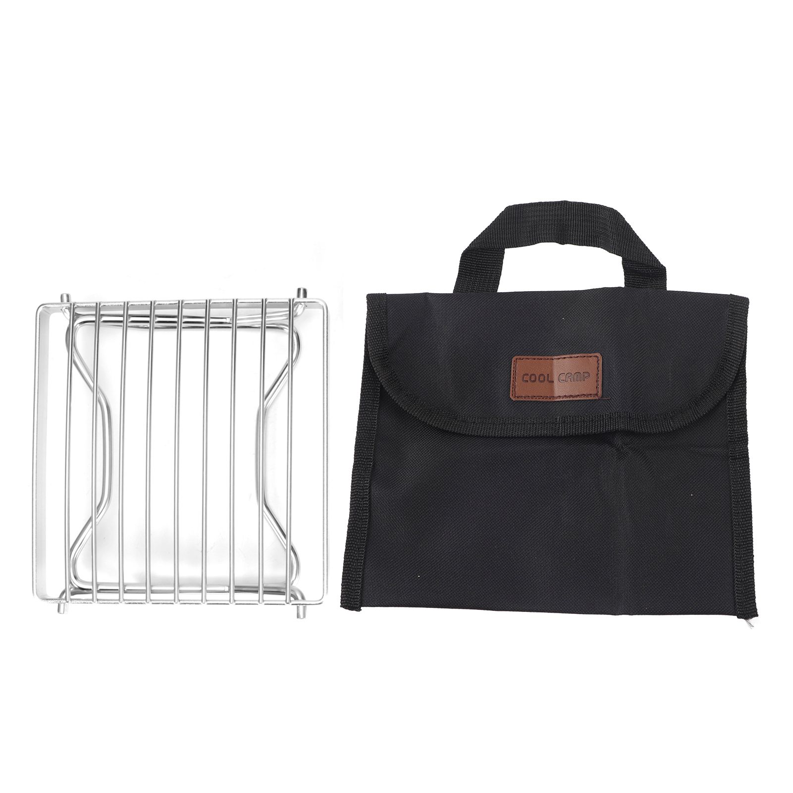 BBQ Grill Rack Mini Folding Portable Stainless Steel BBQ Grill for Outdoor view 2
