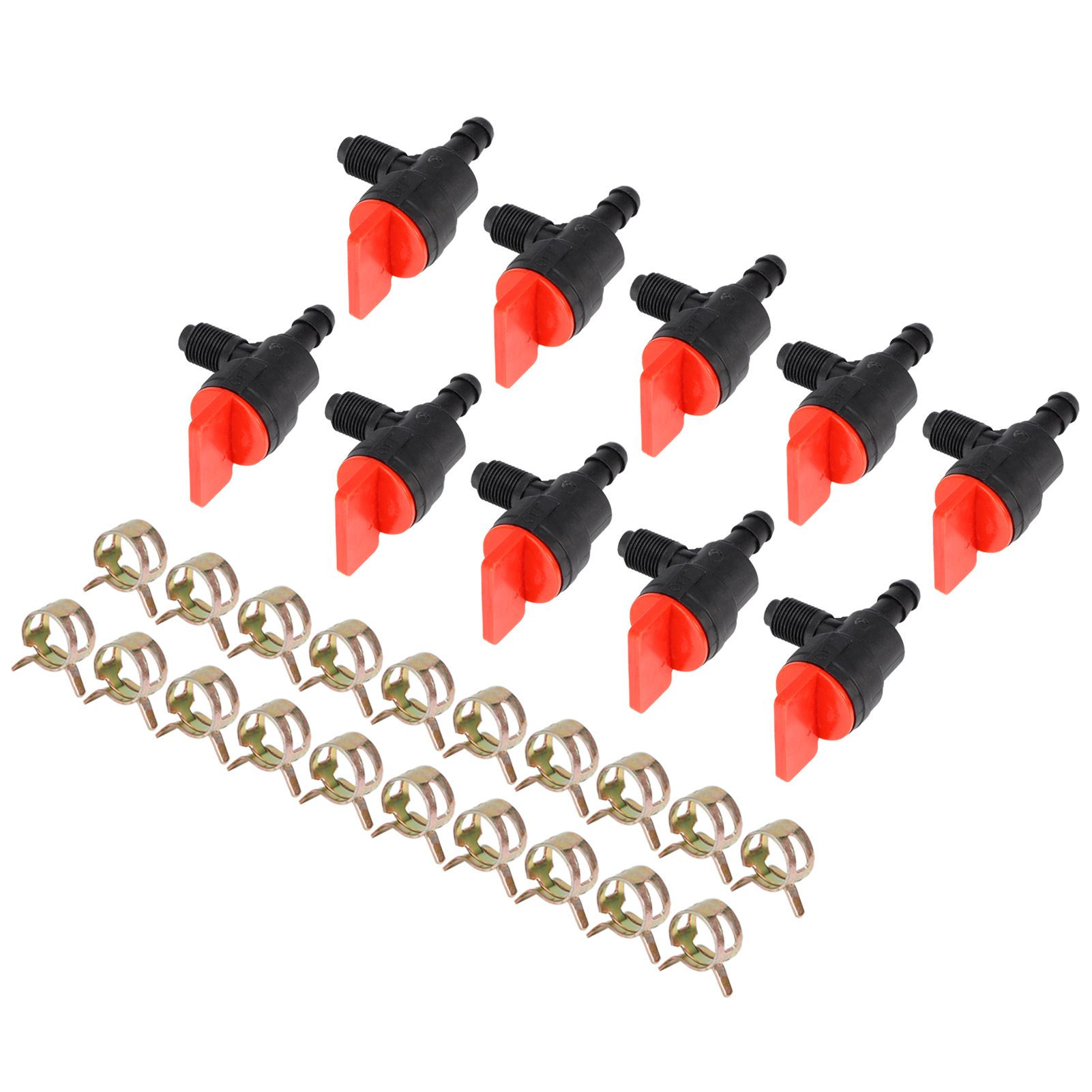 90 Degree Fuel Shut Off Valve Carburetor Parts for 1/4in Tube 698181 494539 view 4