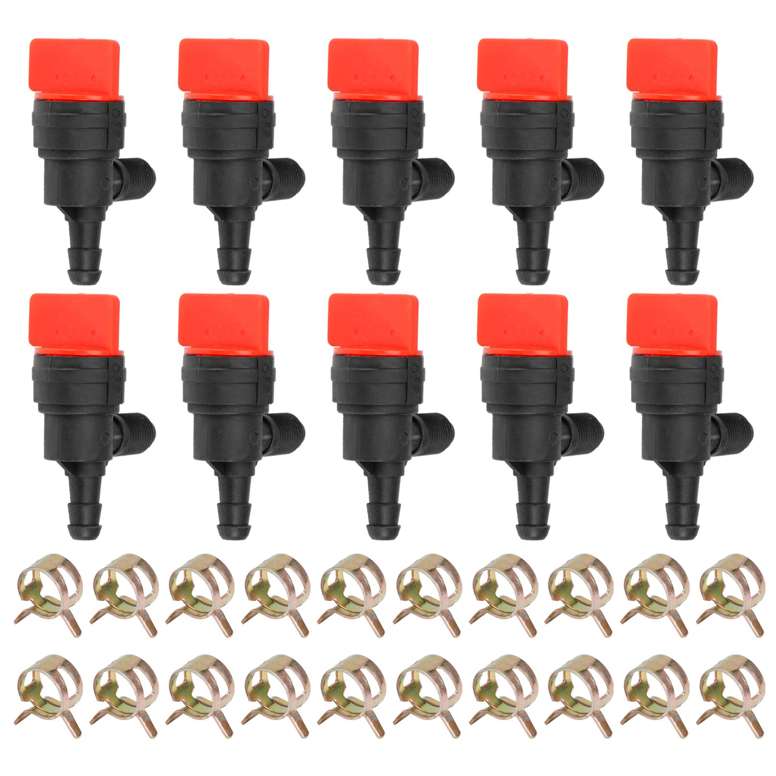 90 Degree Fuel Shut Off Valve Carburetor Parts for 1/4in Tube 698181 494539 view 7