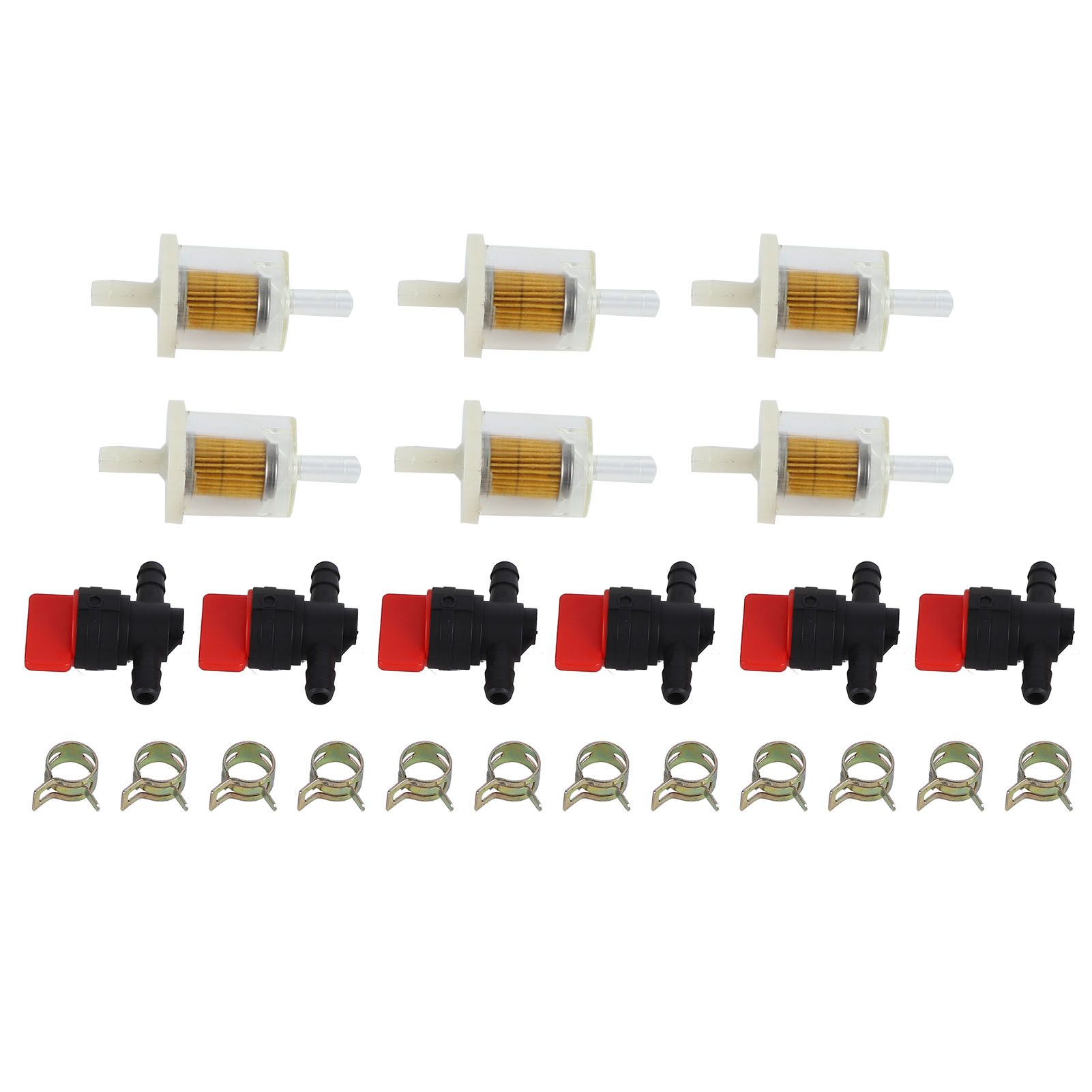 Carburetor Filter Cutoff Shut Off Valve Clamp Kit for Garden Brush Cutter Lawn view 6