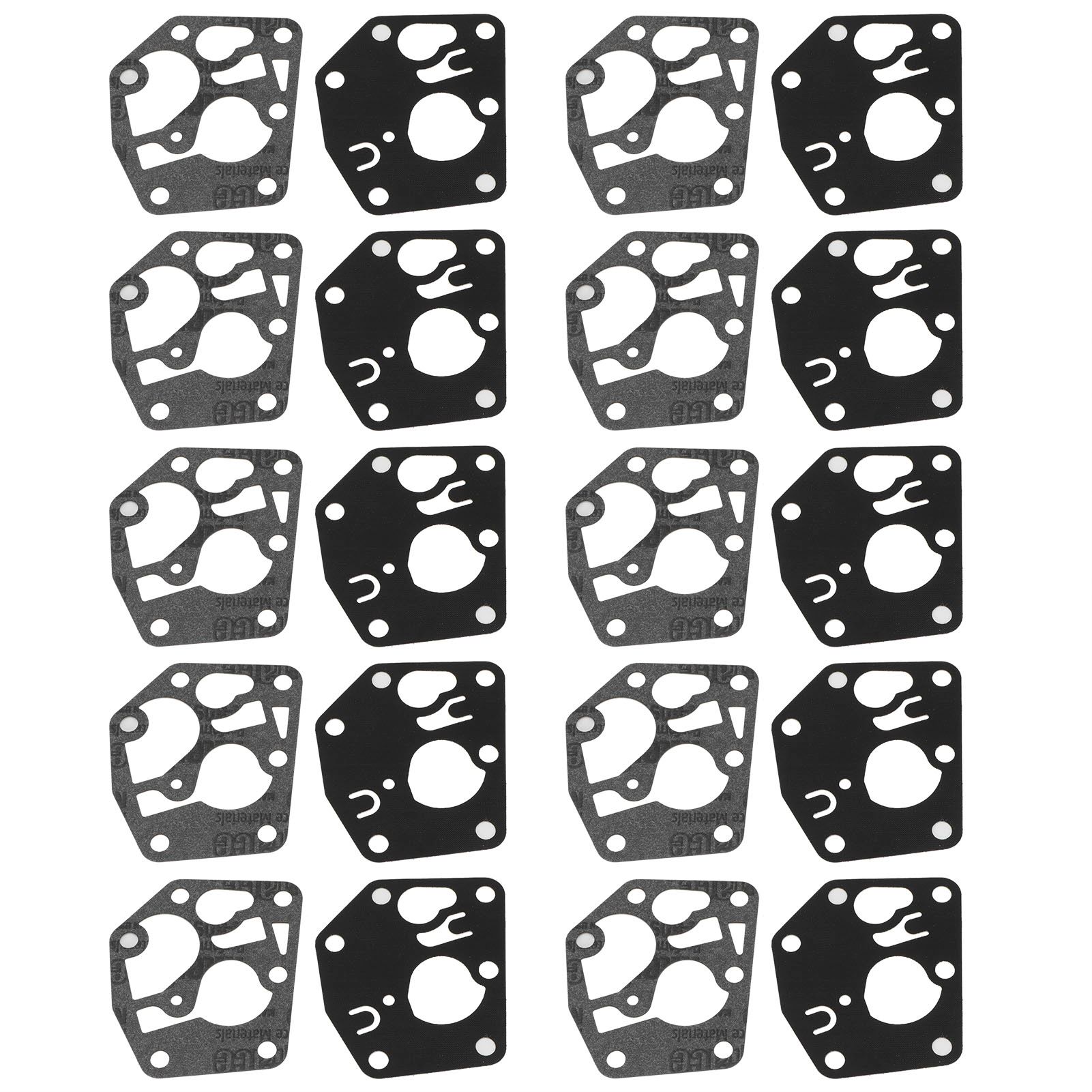 10Set Carburetor Diaphragm Gasket Kits Repairing Accessory for Briggs &amp view 3
