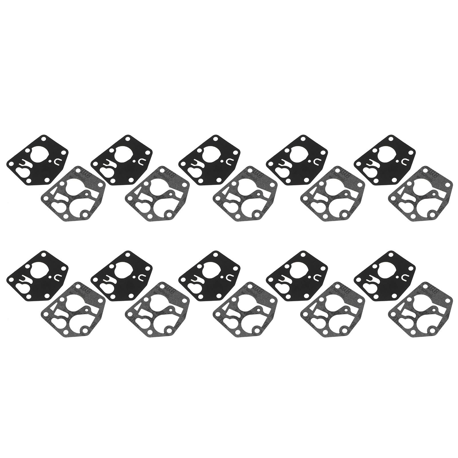 10Set Carburetor Diaphragm Gasket Kits Repairing Accessory for Briggs &amp view 6