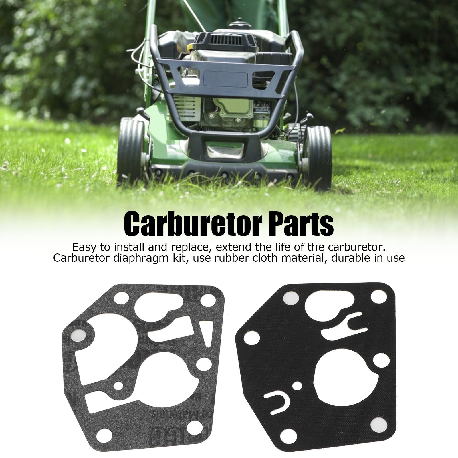 10Set Carburetor Diaphragm Gasket Kits Repairing Accessory for Briggs &amp view 11