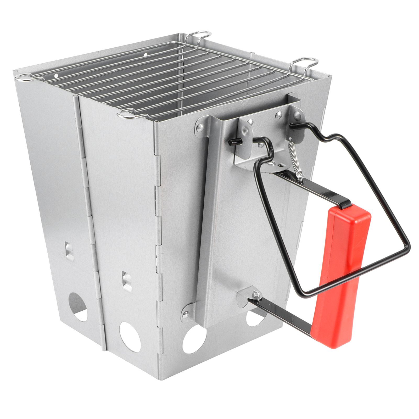 Folding Camp Burning Stove Stainless Steel Portable Camping BBQ Grill with view 3