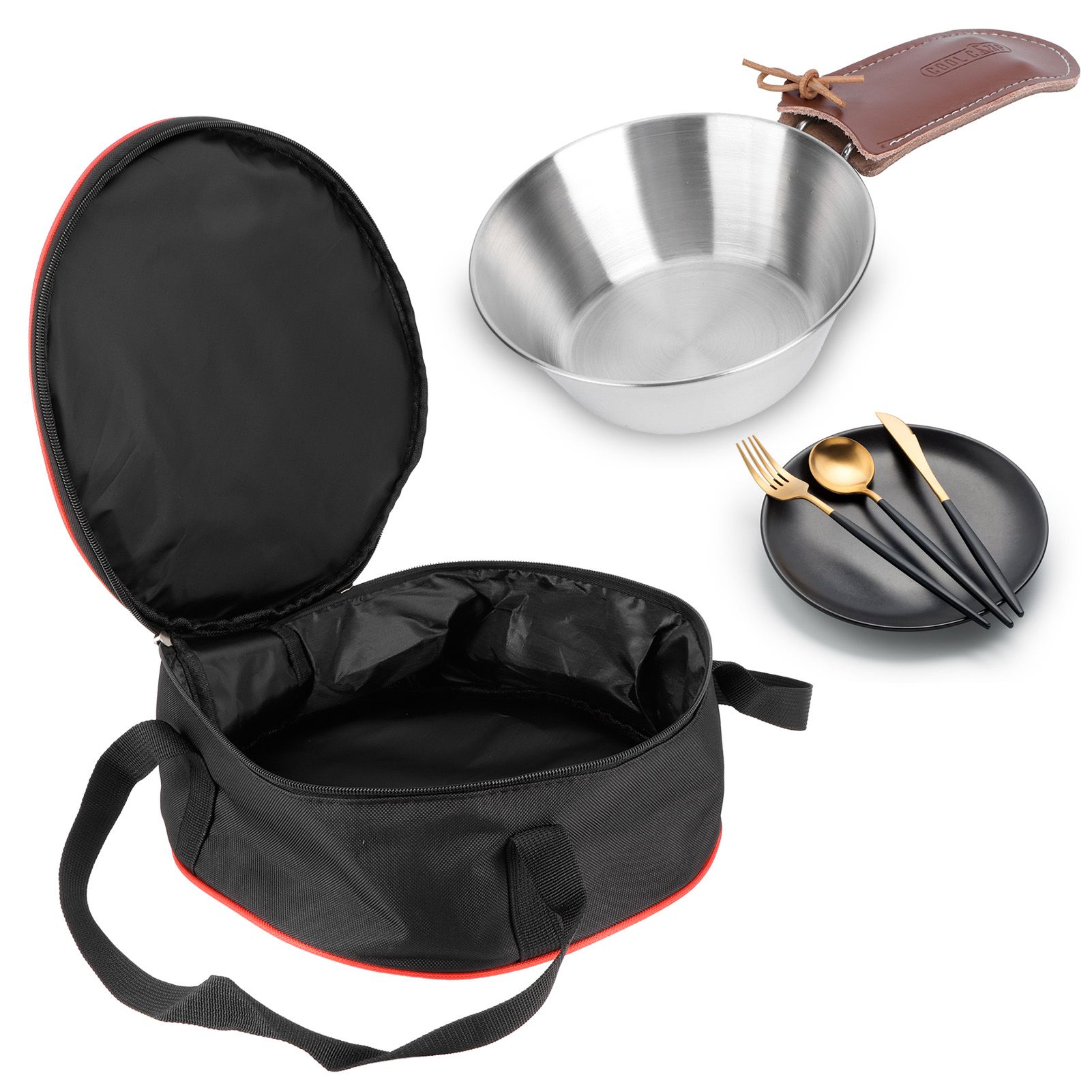 Bowl Food Tableware Storage Bags Barbecue Dinnerware Storage Containers for Picnic view 9
