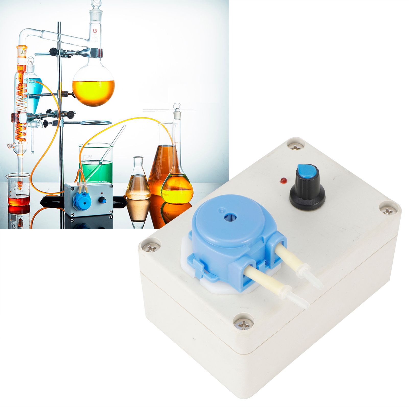 Adjustable Flow Peristaltic Liquid Pump Self‑Priming Dosing Water Pump for view 10