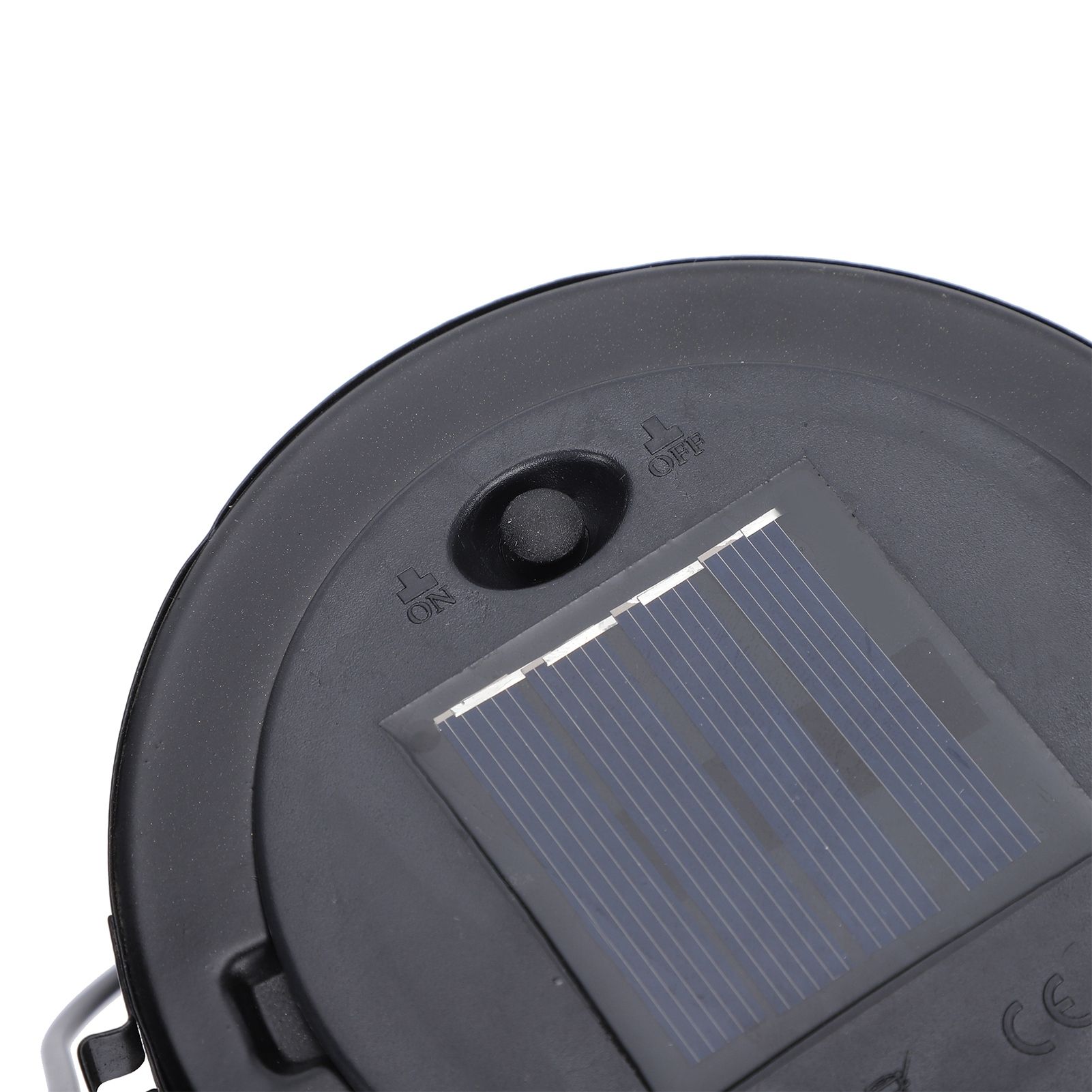 2Pcs Solar Hanging Lamp Wrought Iron Hollow LED Light for Garden Courtyard view 11