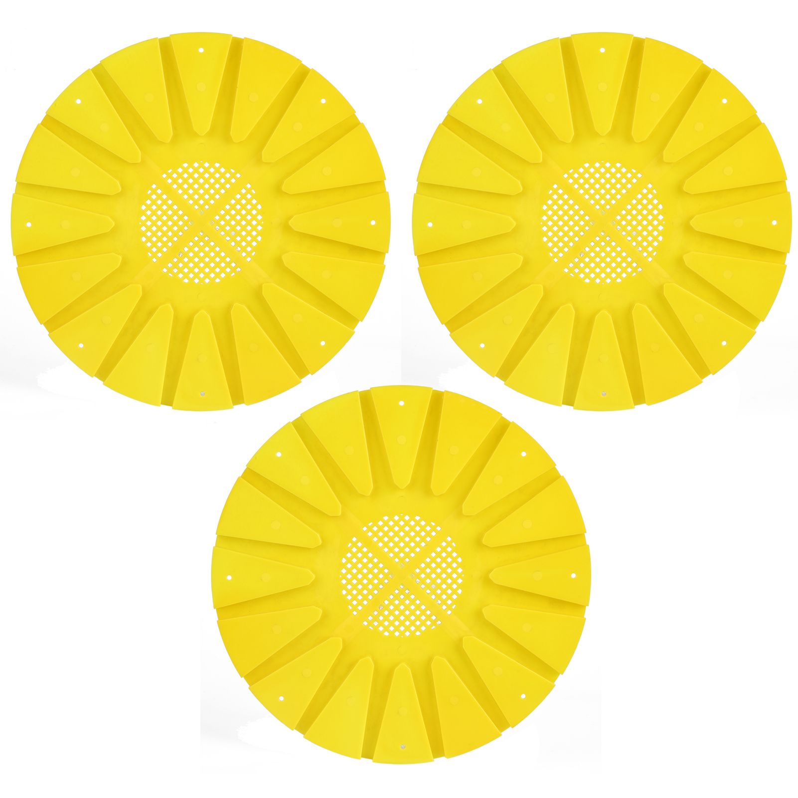 3Pcs Beehive Boor Exit Disc 16 Way Round AntiRunning Escape Plate Beekeeping Tool view 2