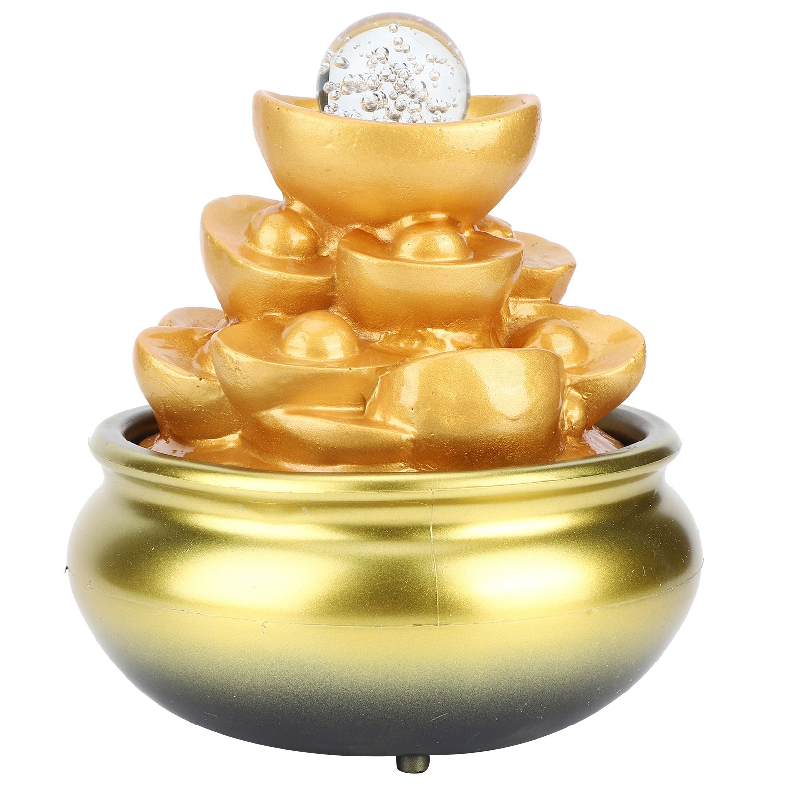 LED Water Fountain Innovative Resin Waterfall Ornament Art Crafts for Home view 7