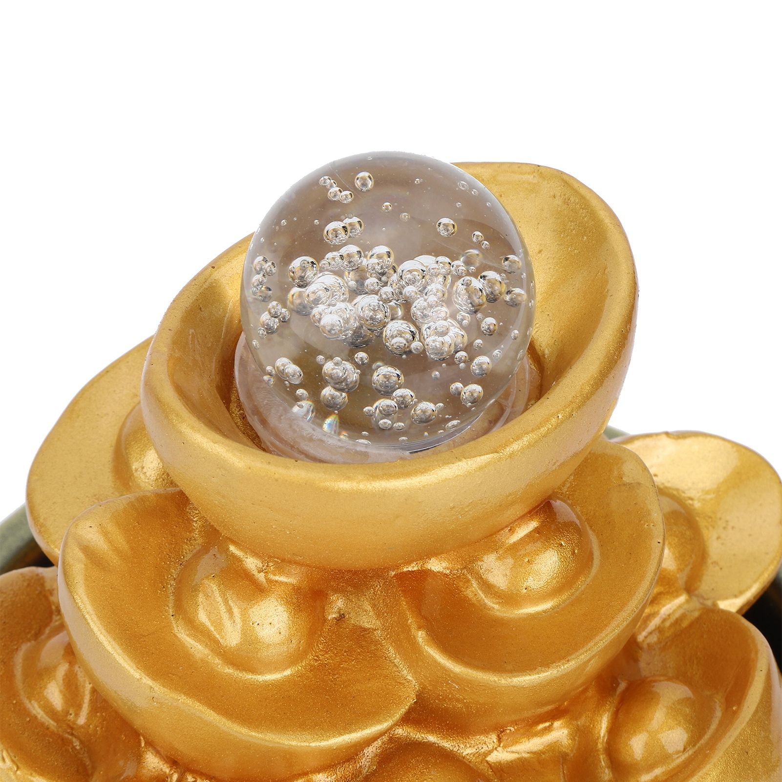 LED Water Fountain Innovative Resin Waterfall Ornament Art Crafts for Home view 11
