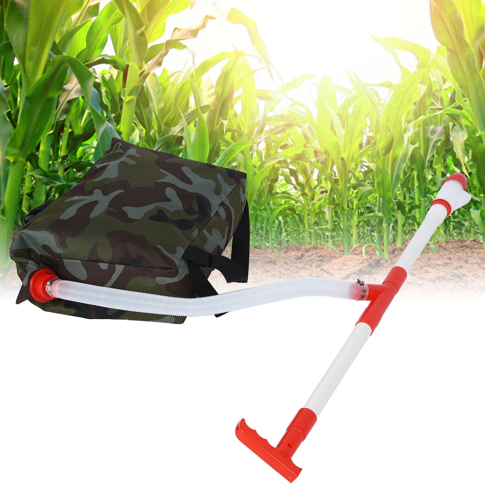 Manual Fertilizer Spreader Fertilizing Tool with Bag for Farm Corn Vegetables view 10
