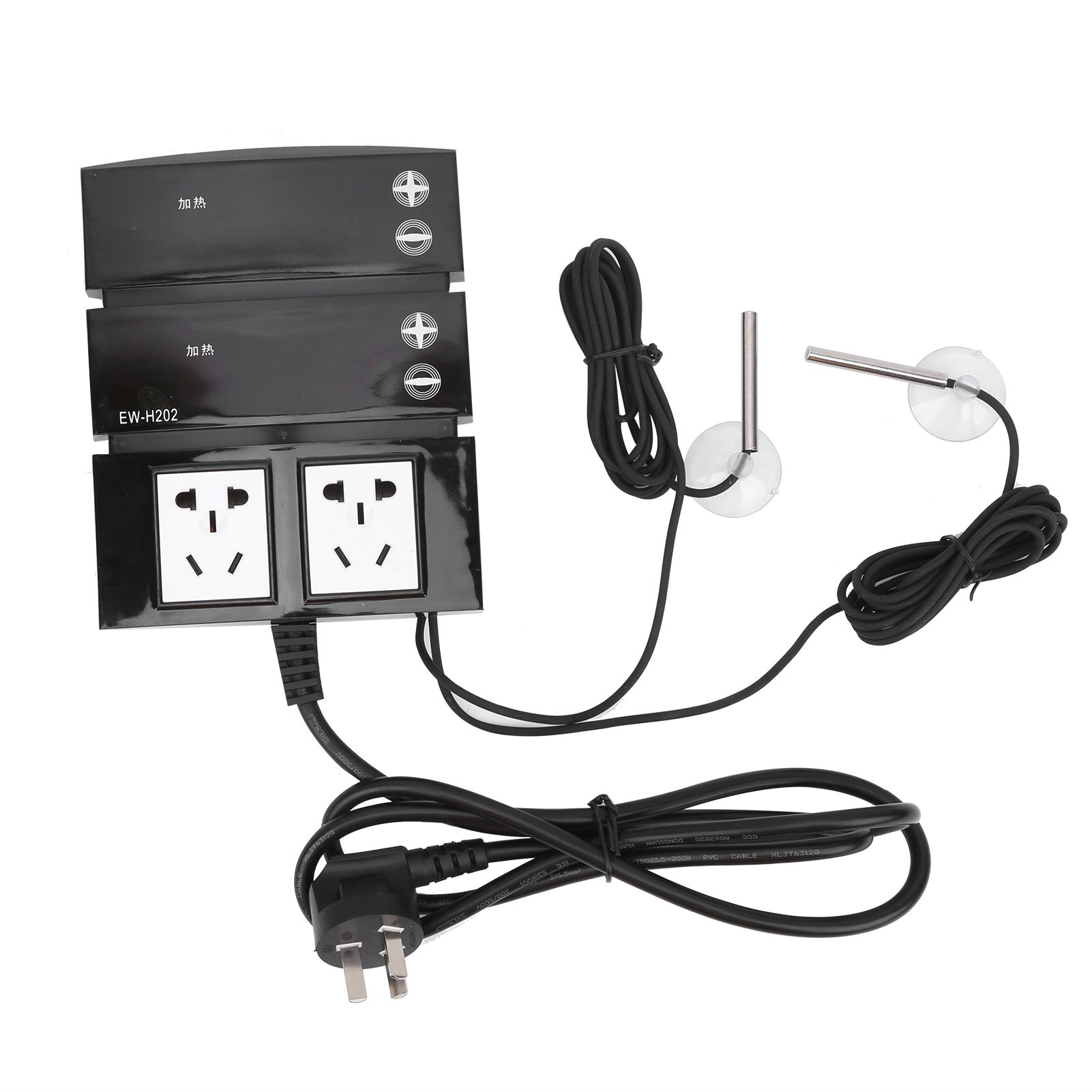 Temperature Controller Electric Thermostat Regulator with Touch Keys Dual view 2