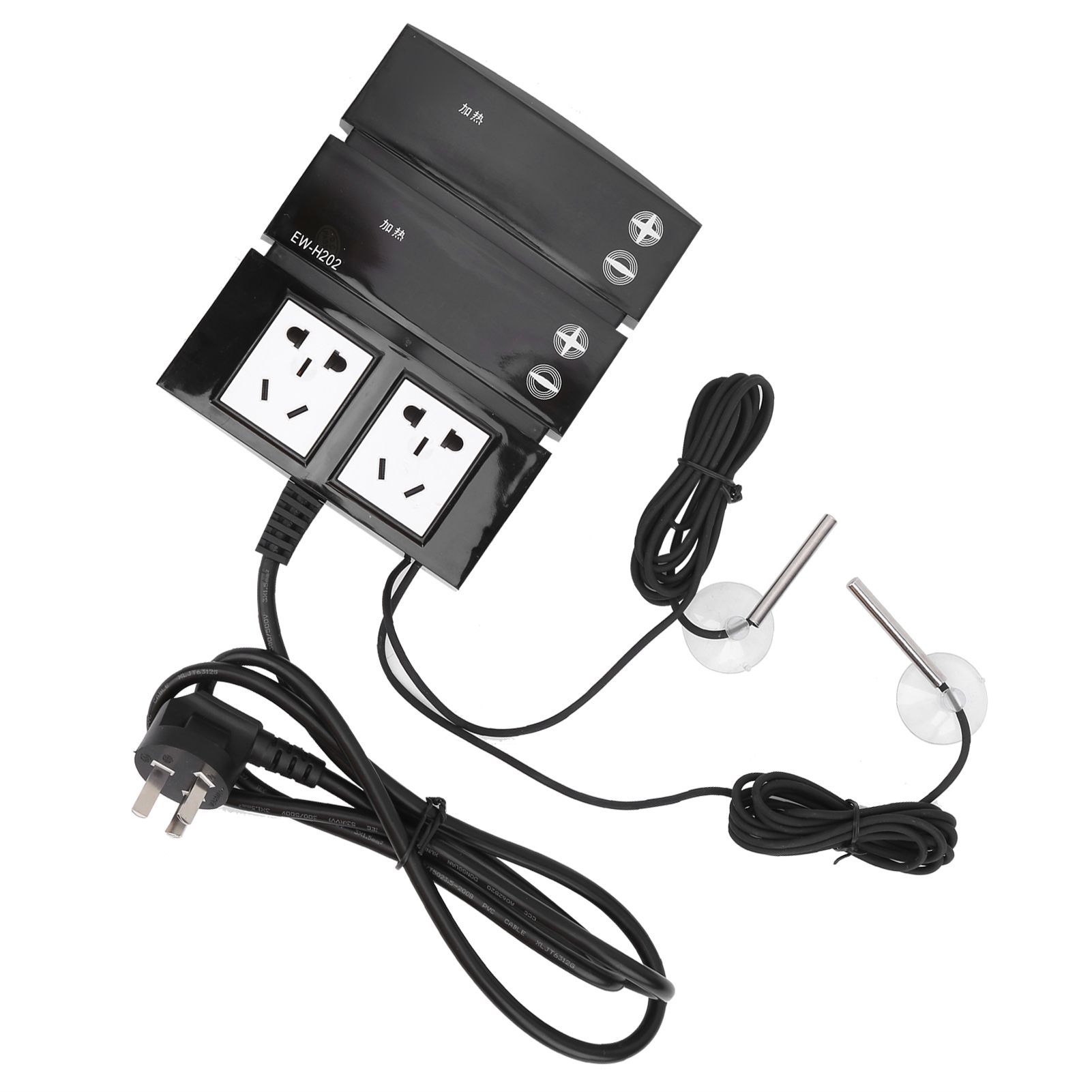Temperature Controller Electric Thermostat Regulator with Touch Keys Dual view 3
