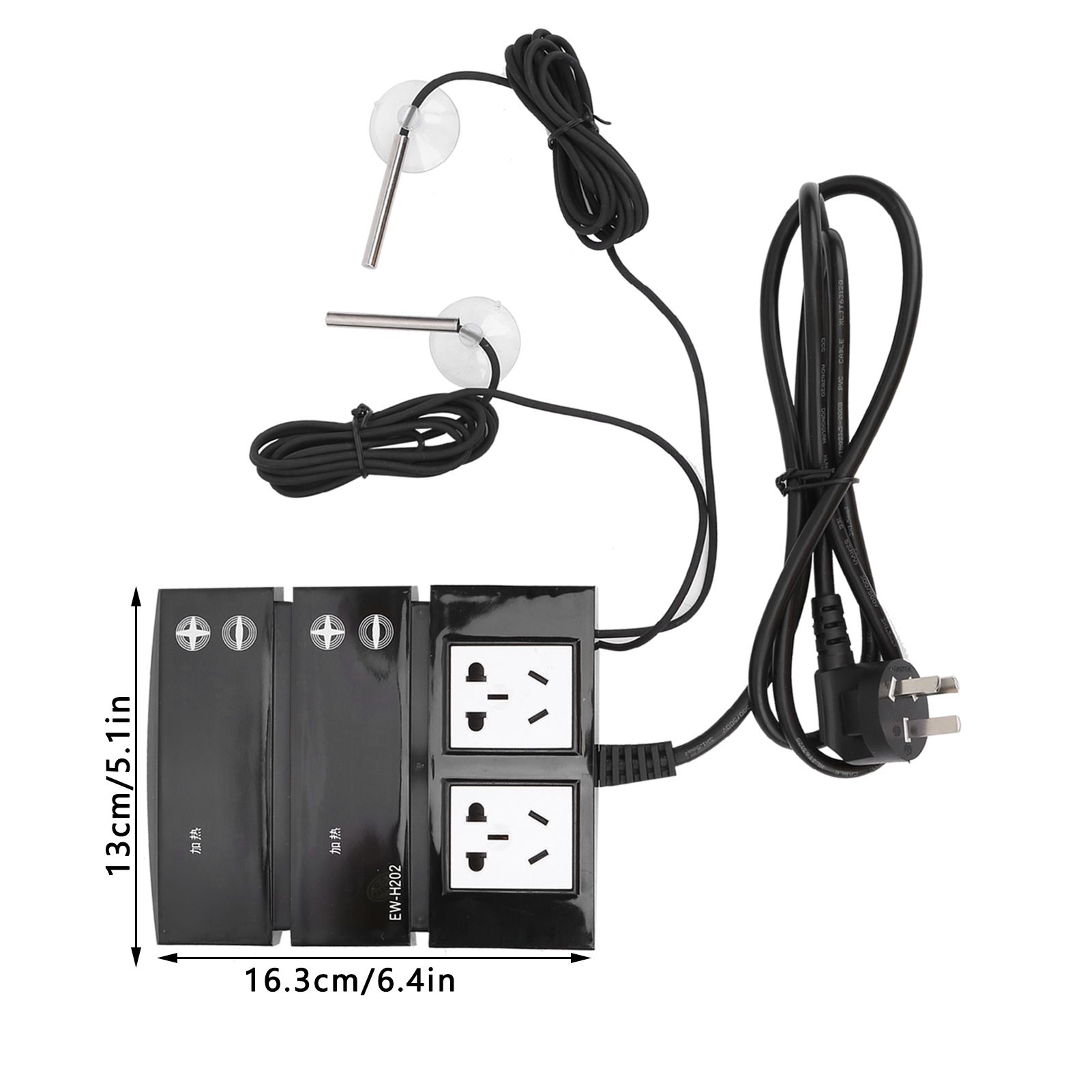 Temperature Controller Electric Thermostat Regulator with Touch Keys Dual view 11