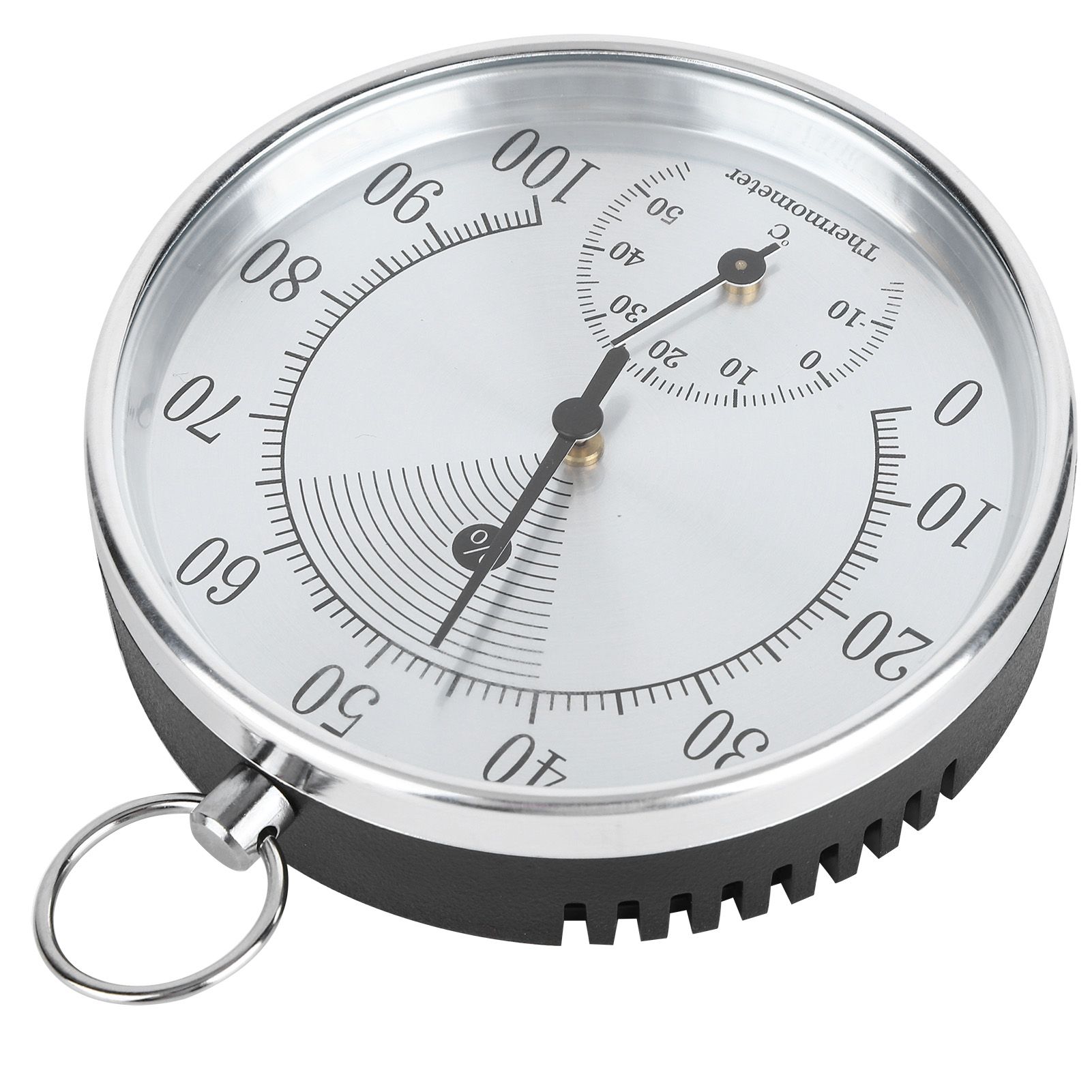 10cm Thermometer Hygrometer with Hanging Ring for Indoor Home Warehouse Office view 5