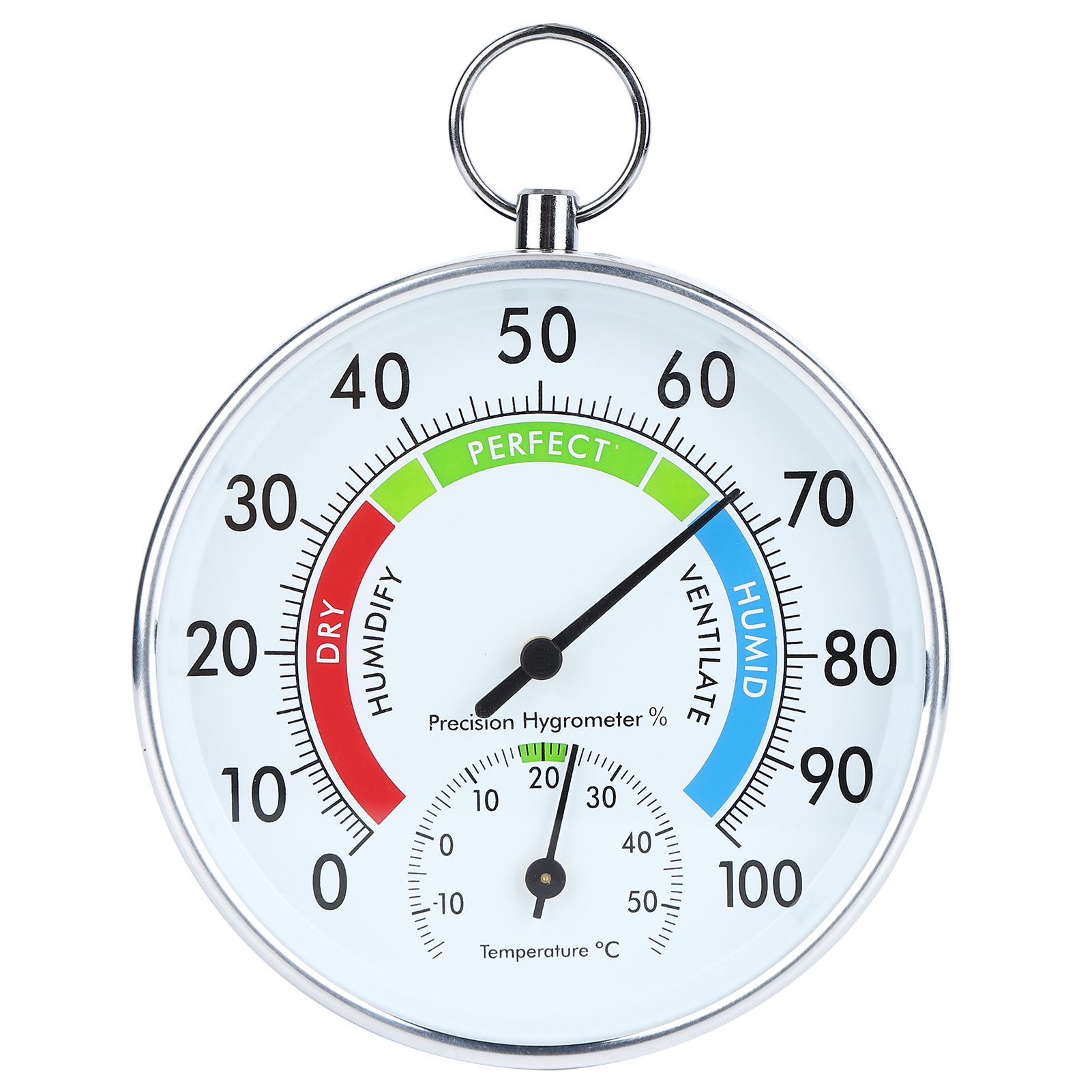 Indoor Thermometer Hygrometer Wall Hanging Temperature Humidity Meter for Home view 2