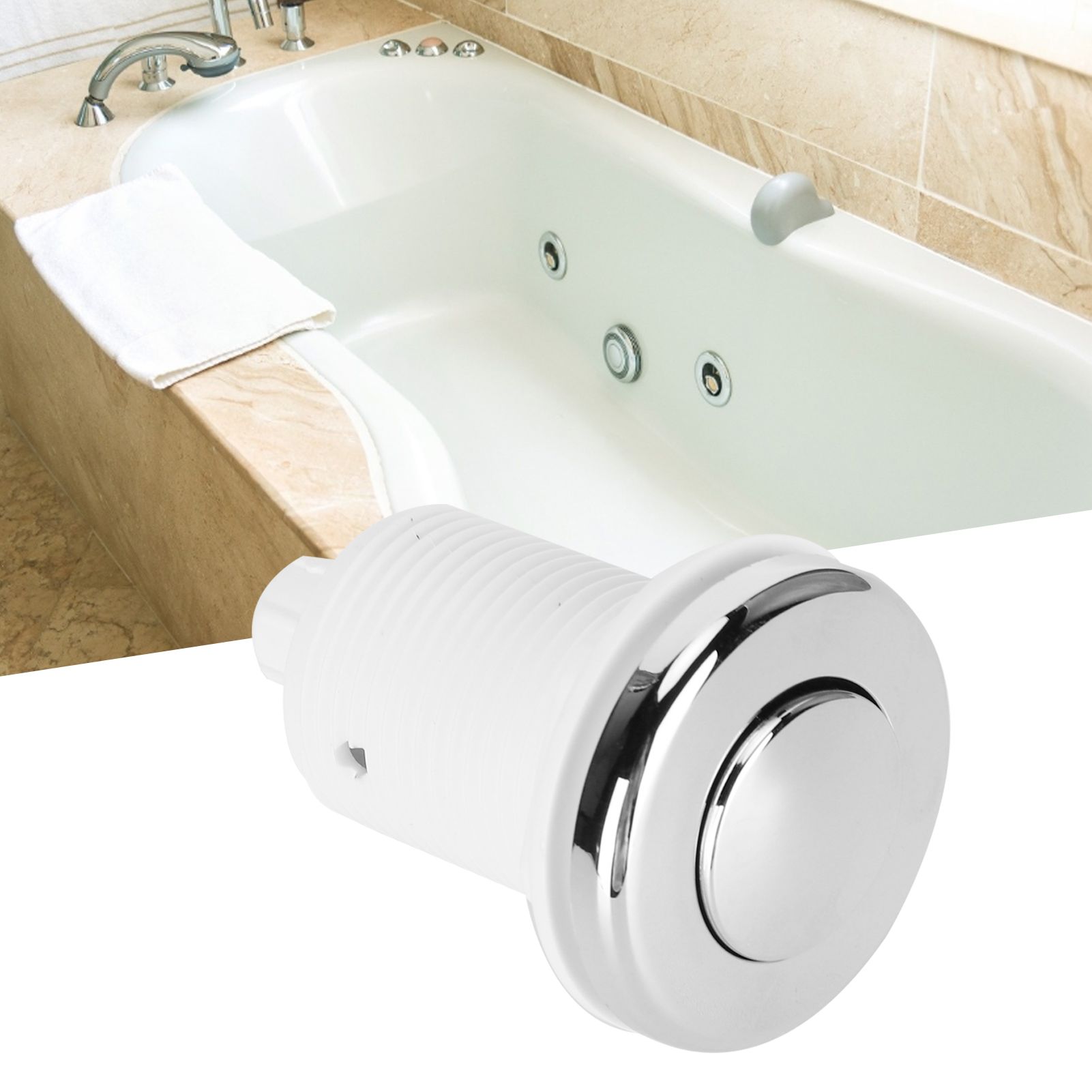 250V Spa Pool On Off Push Air Button Switch Set Pneumatic Switch Bath Tubing view 10