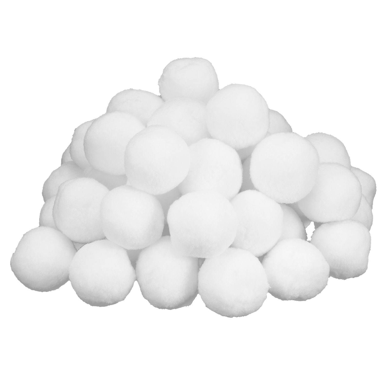 50Pcs 7cm Imitation Snow Ball Christmas Fake Balls Toys Indoor Game Props view 2