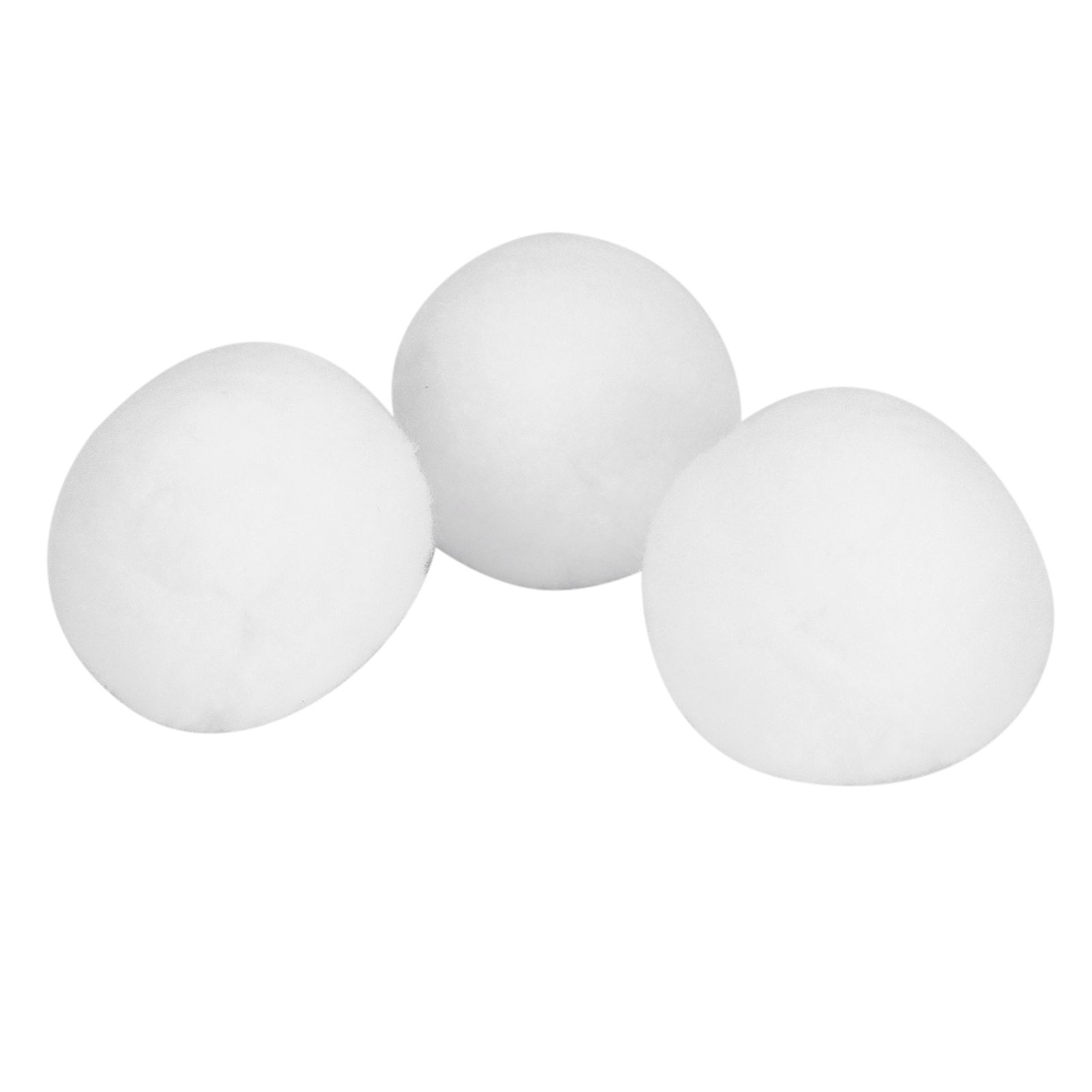 50Pcs 7cm Imitation Snow Ball Christmas Fake Balls Toys Indoor Game Props view 5