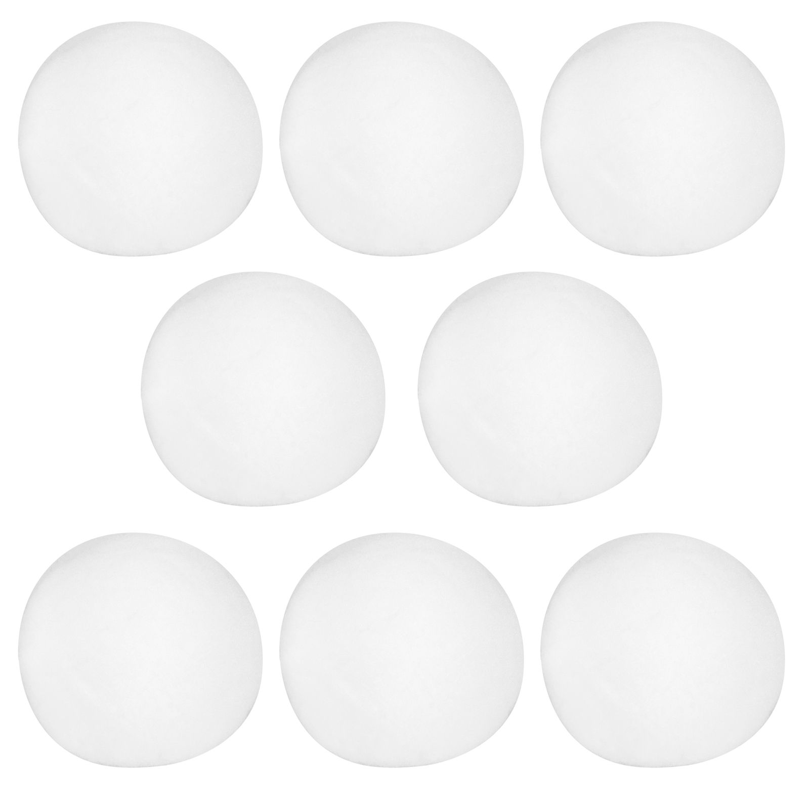 50Pcs 7cm Imitation Snow Ball Christmas Fake Balls Toys Indoor Game Props view 7