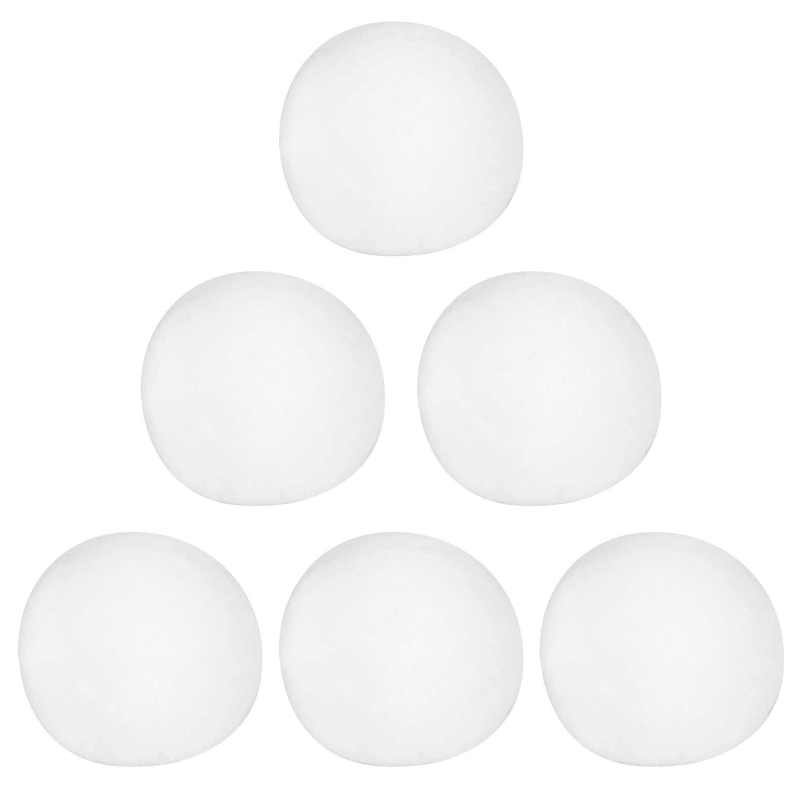 50Pcs 7cm Imitation Snow Ball Christmas Fake Balls Toys Indoor Game Props view 8