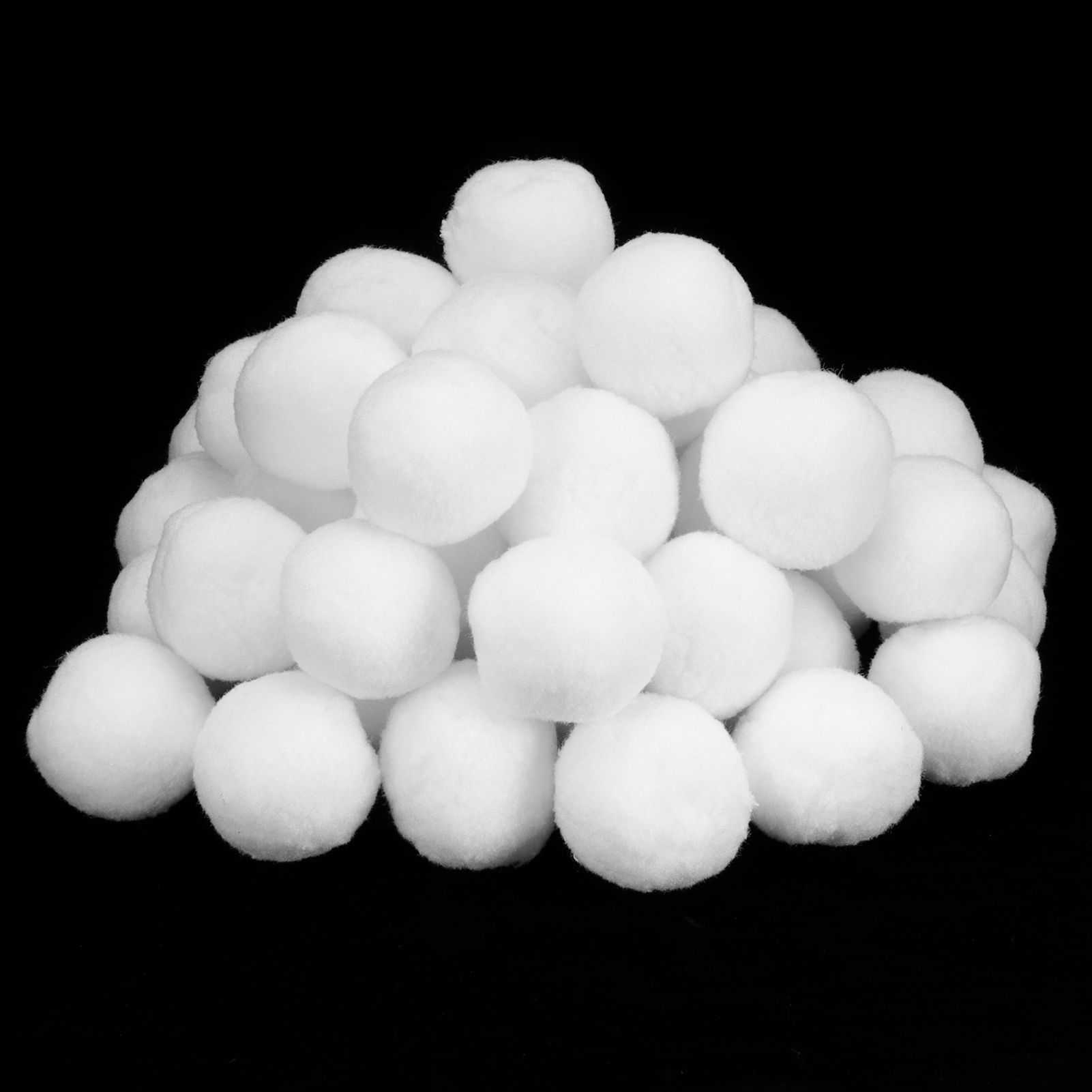 50Pcs 7cm Imitation Snow Ball Christmas Fake Balls Toys Indoor Game Props view 12