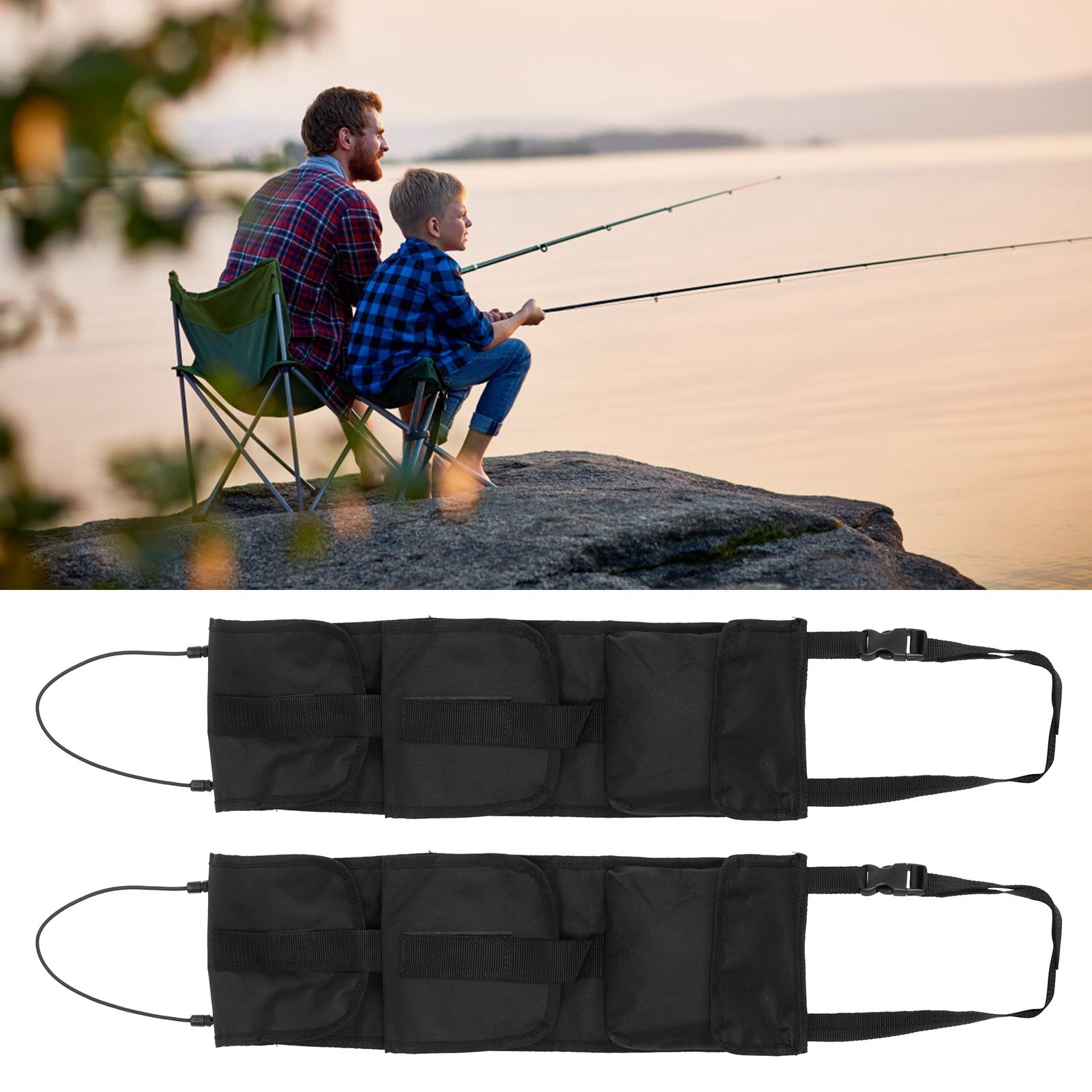 2 Set Multifunction Portable Hunting Bag Pockets Car Seat Organizer Outdoor view 9