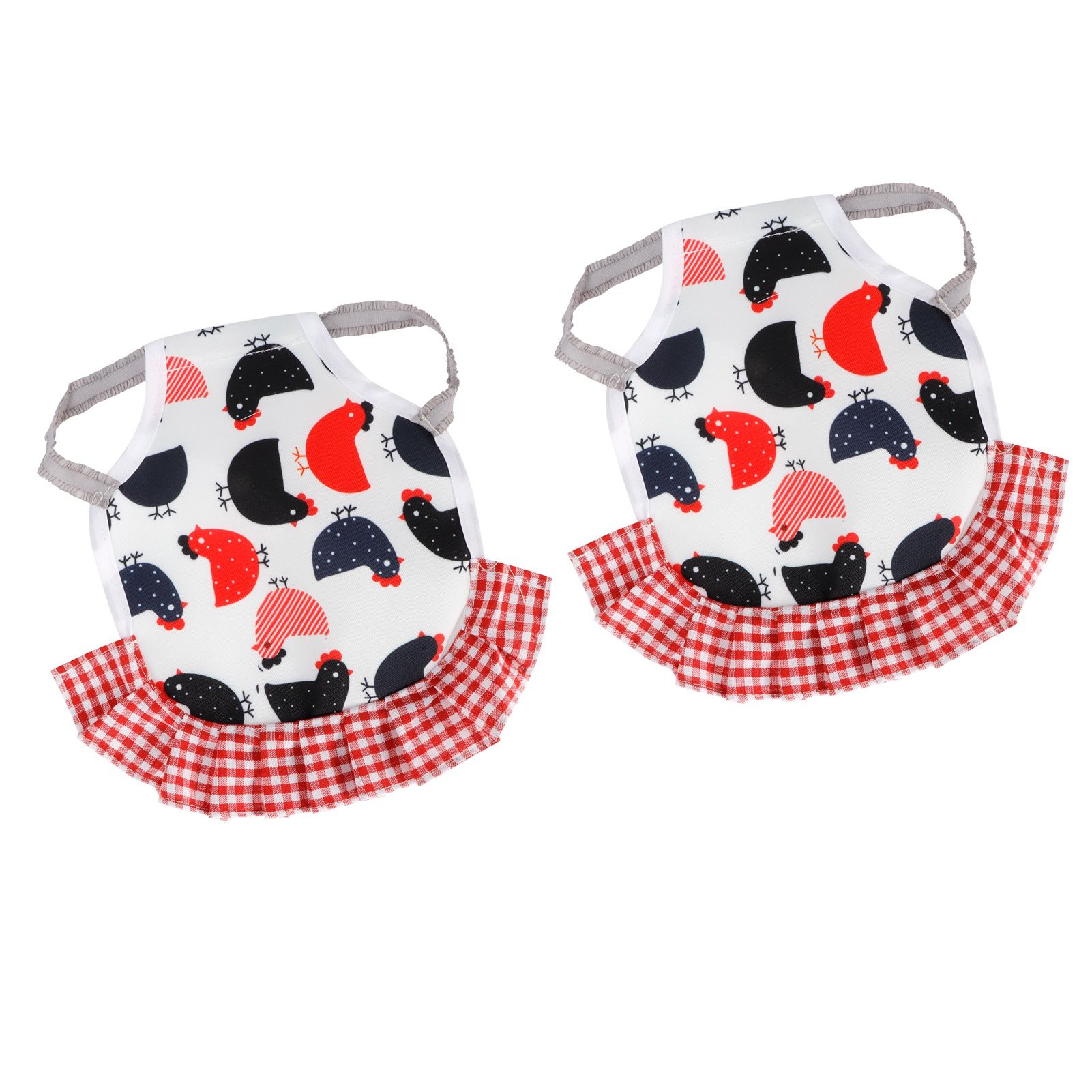 2Pcs Chicken Saddle Hen Apron Wing Feather Protector Elastic Protection Pet view 4