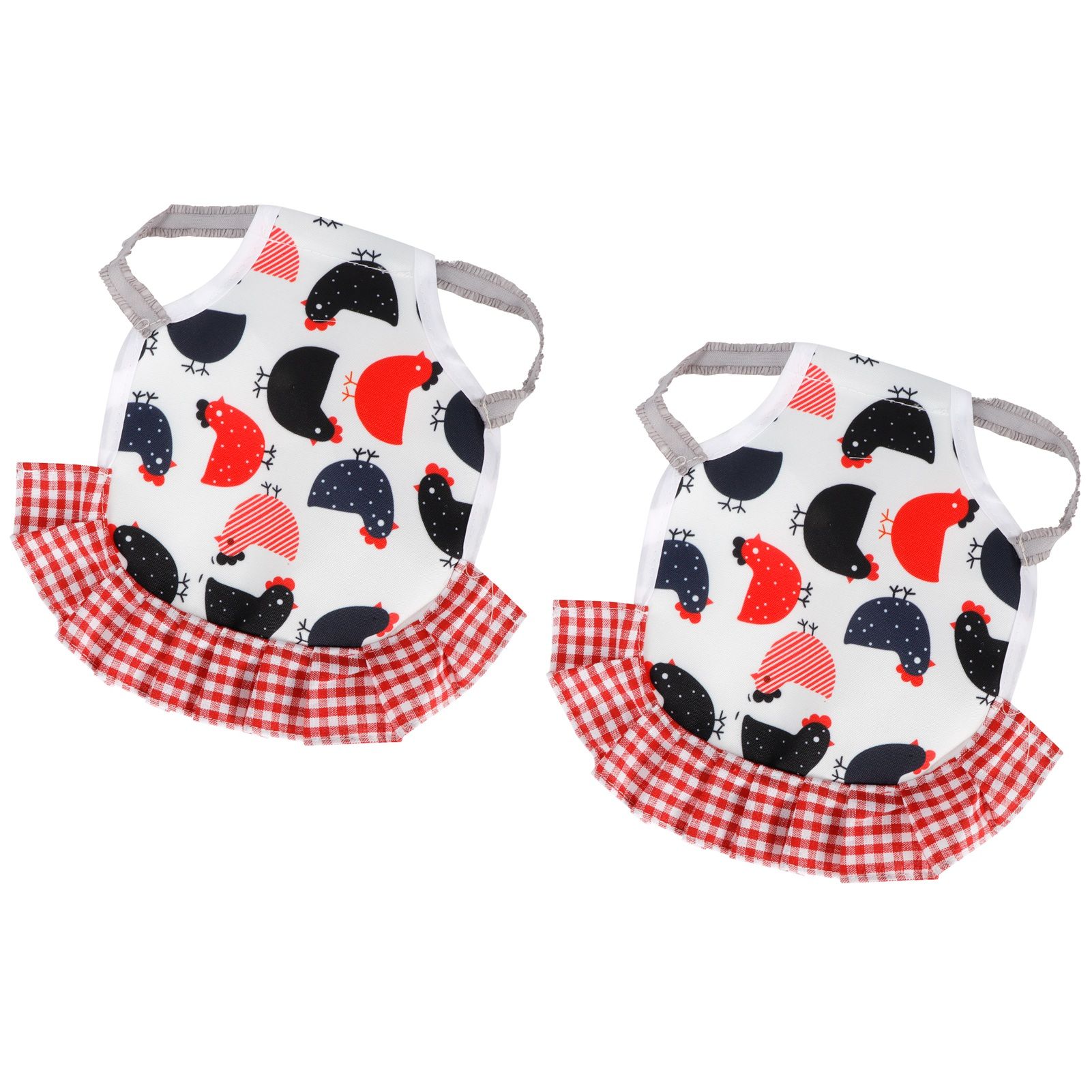 2Pcs Chicken Saddle Hen Apron Wing Feather Protector Elastic Protection Pet view 5