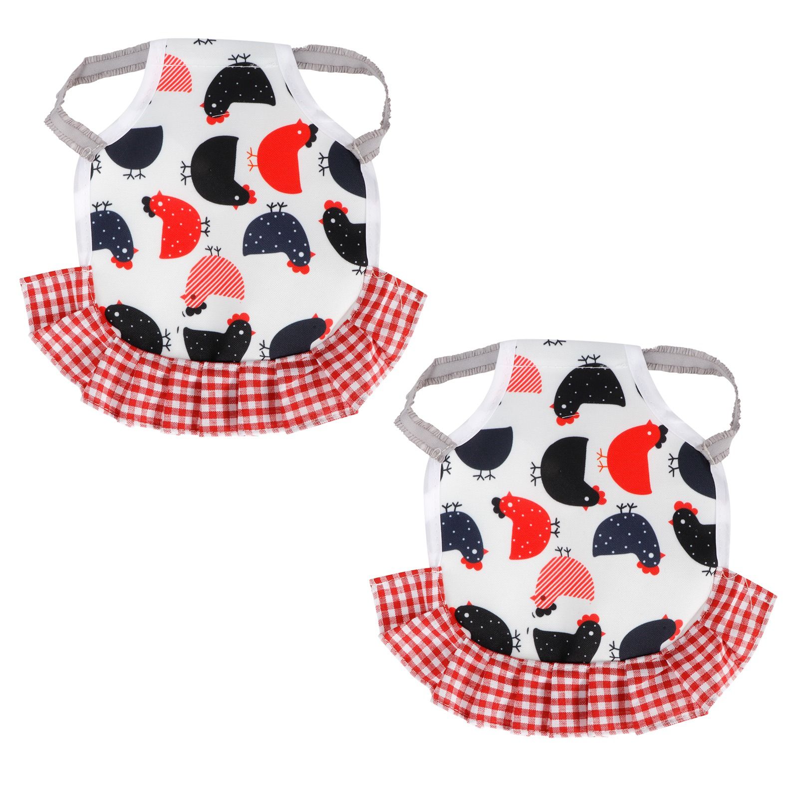 2Pcs Chicken Saddle Hen Apron Wing Feather Protector Elastic Protection Pet view 7