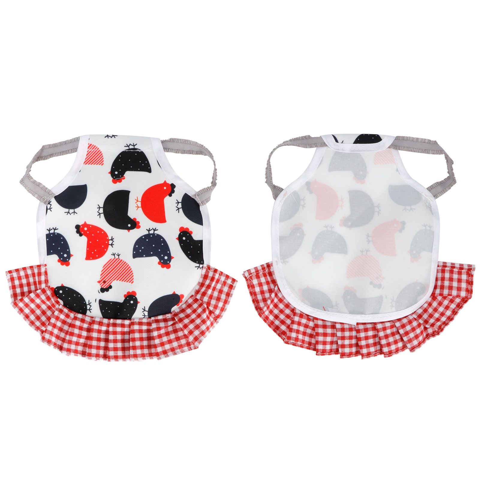 2Pcs Chicken Saddle Hen Apron Wing Feather Protector Elastic Protection Pet view 8