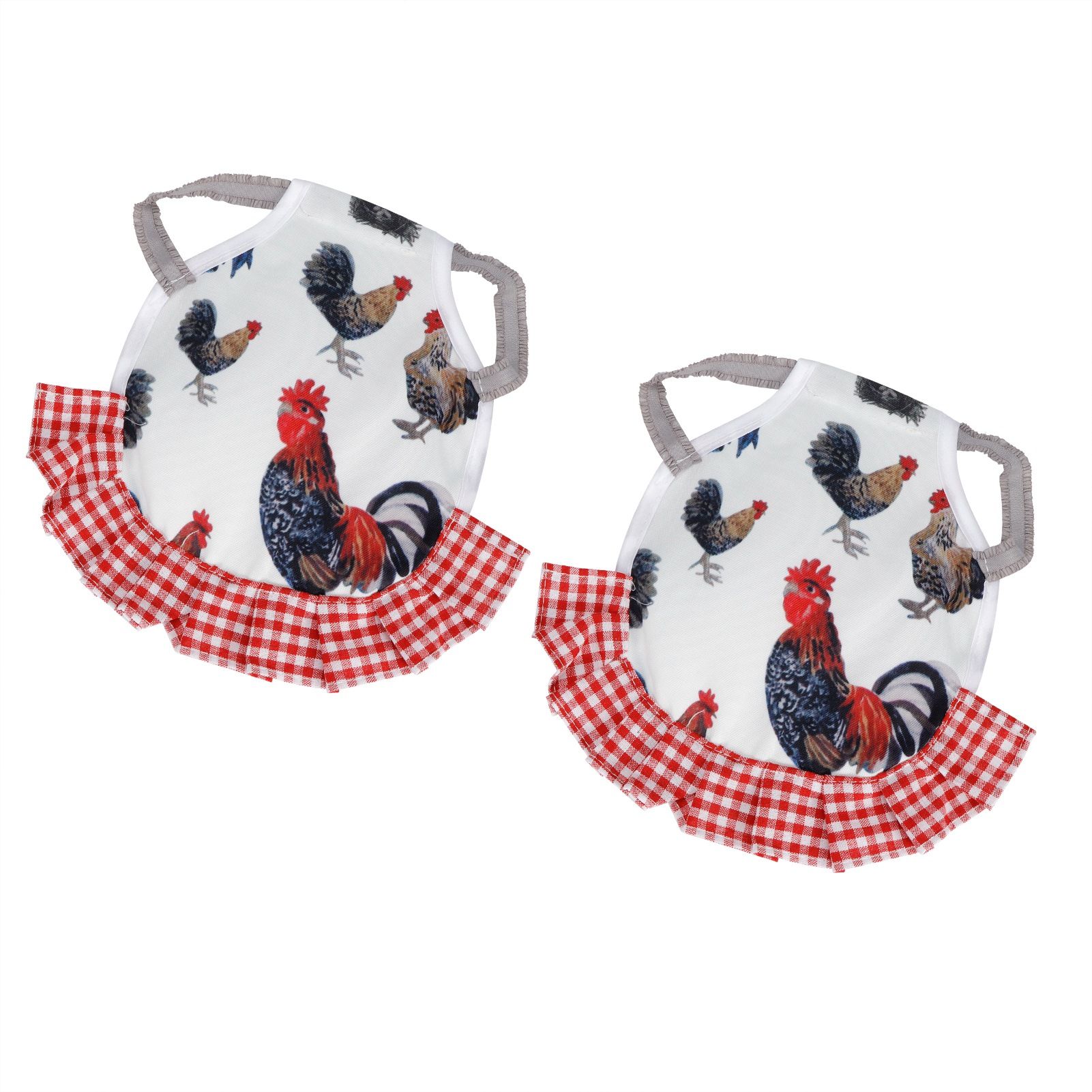 2Pcs Chicken Saddle Hen Apron Wing Feather Protector Elastic Protection Pet view 6