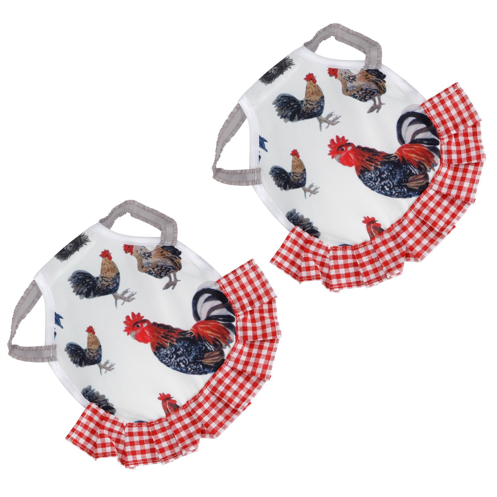 2Pcs Chicken Saddle Hen Apron Wing Feather Protector Elastic Protection Pet view 7