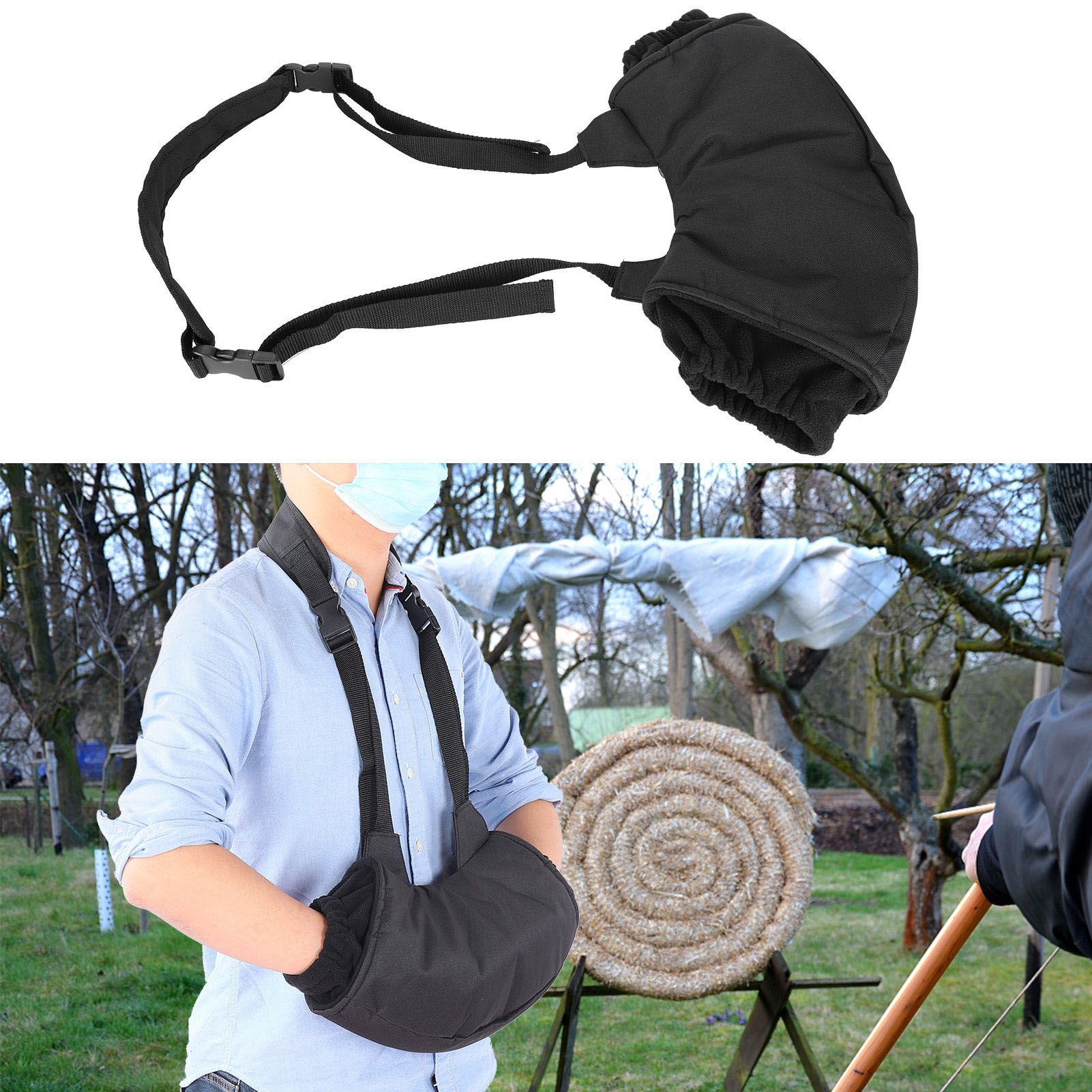 Unisex Lint Hand Warmer Muffs Neck Hanging Warm Gloves for Outdoor Hunting view 9