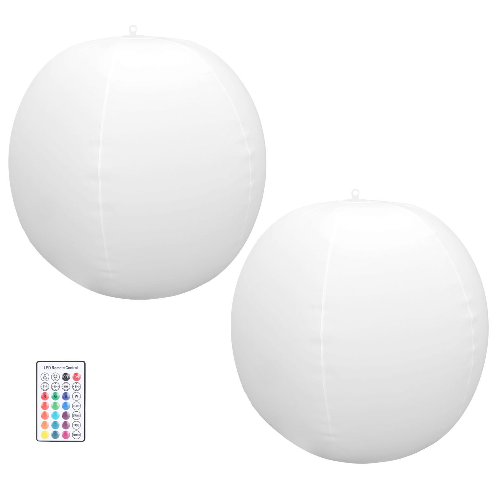 LED Solar Ball Lamp Remote Color Changing Pool Floating Light for Lawn Beach view 3