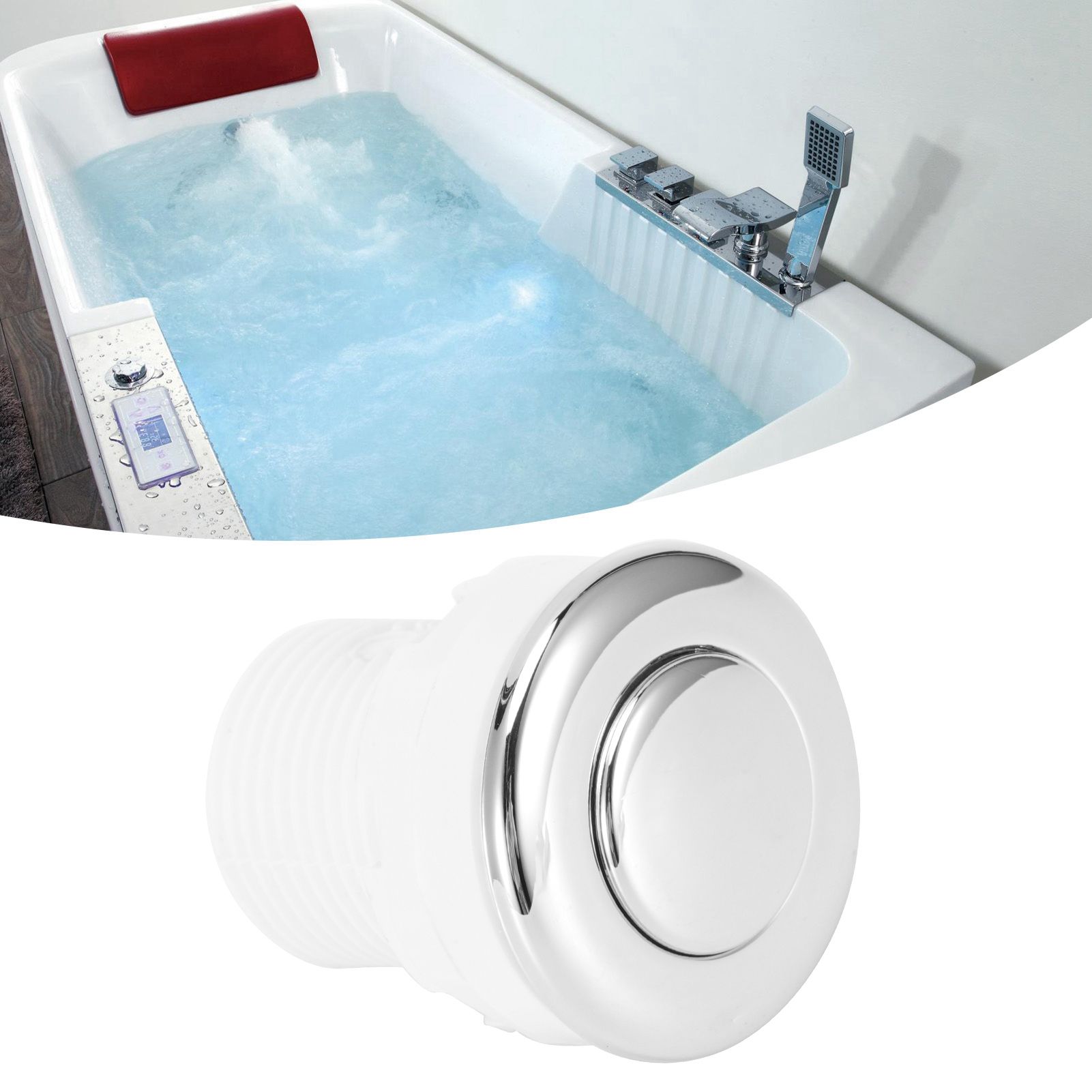 Bathtub Massage Jet Nozzle Stainless Steel Nozzles Swimming Pool Hydrotherapy view 9