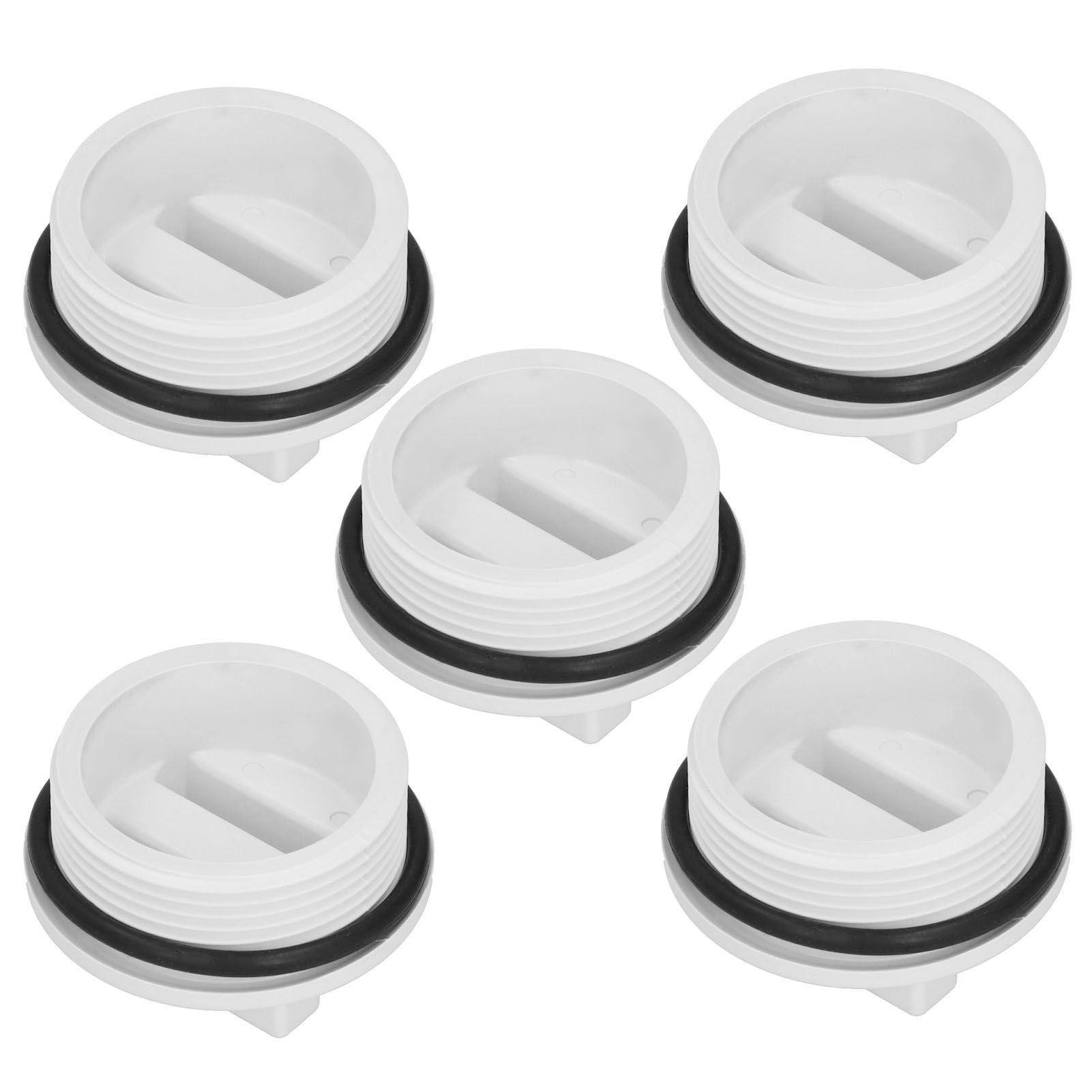 5PCS 1.5in Threaded Pool Spa Return Line Winterizing Plug Filter Drain Plug