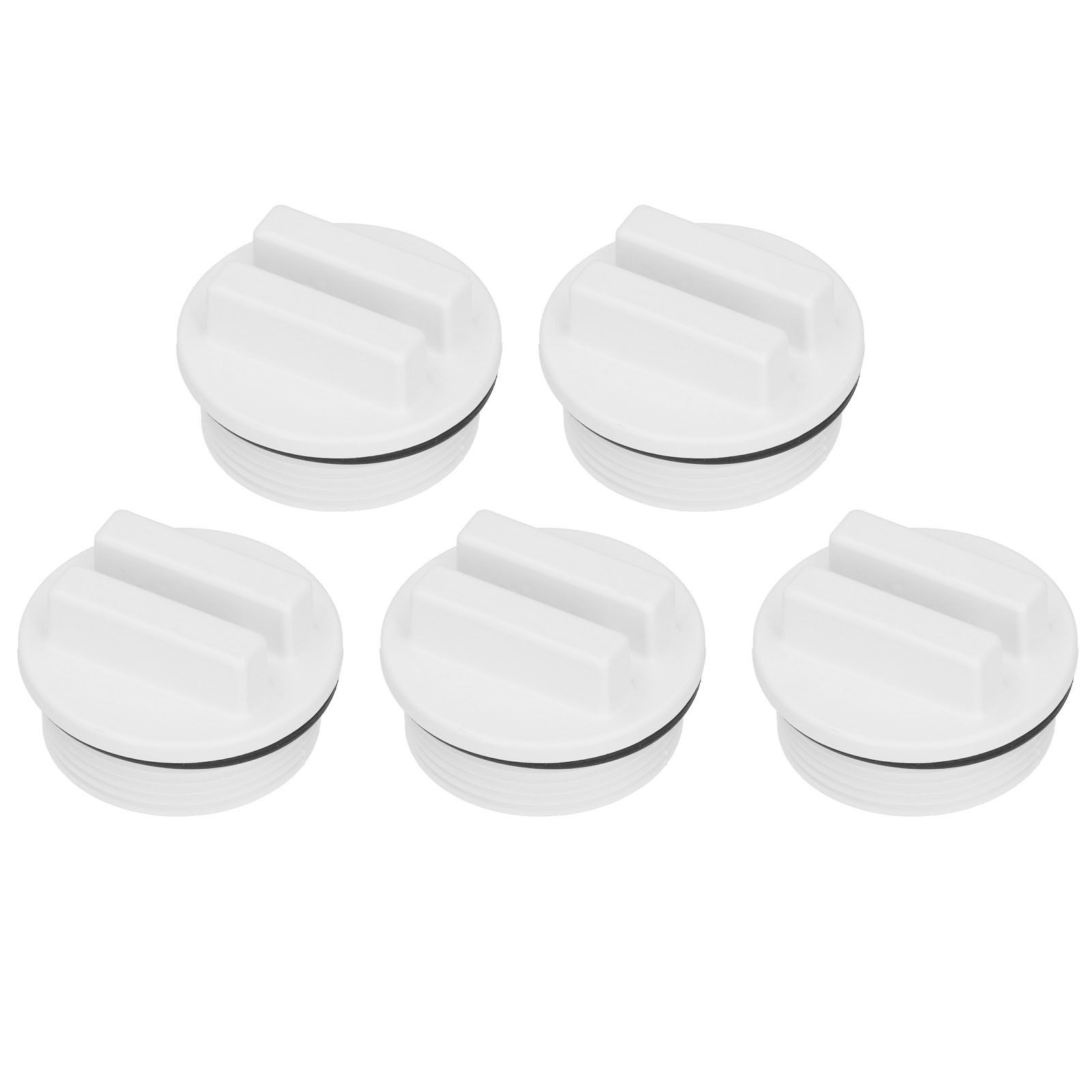 5PCS 1.5in Threaded Pool Spa Return Line Winterizing Plug Filter Drain Plug view 2