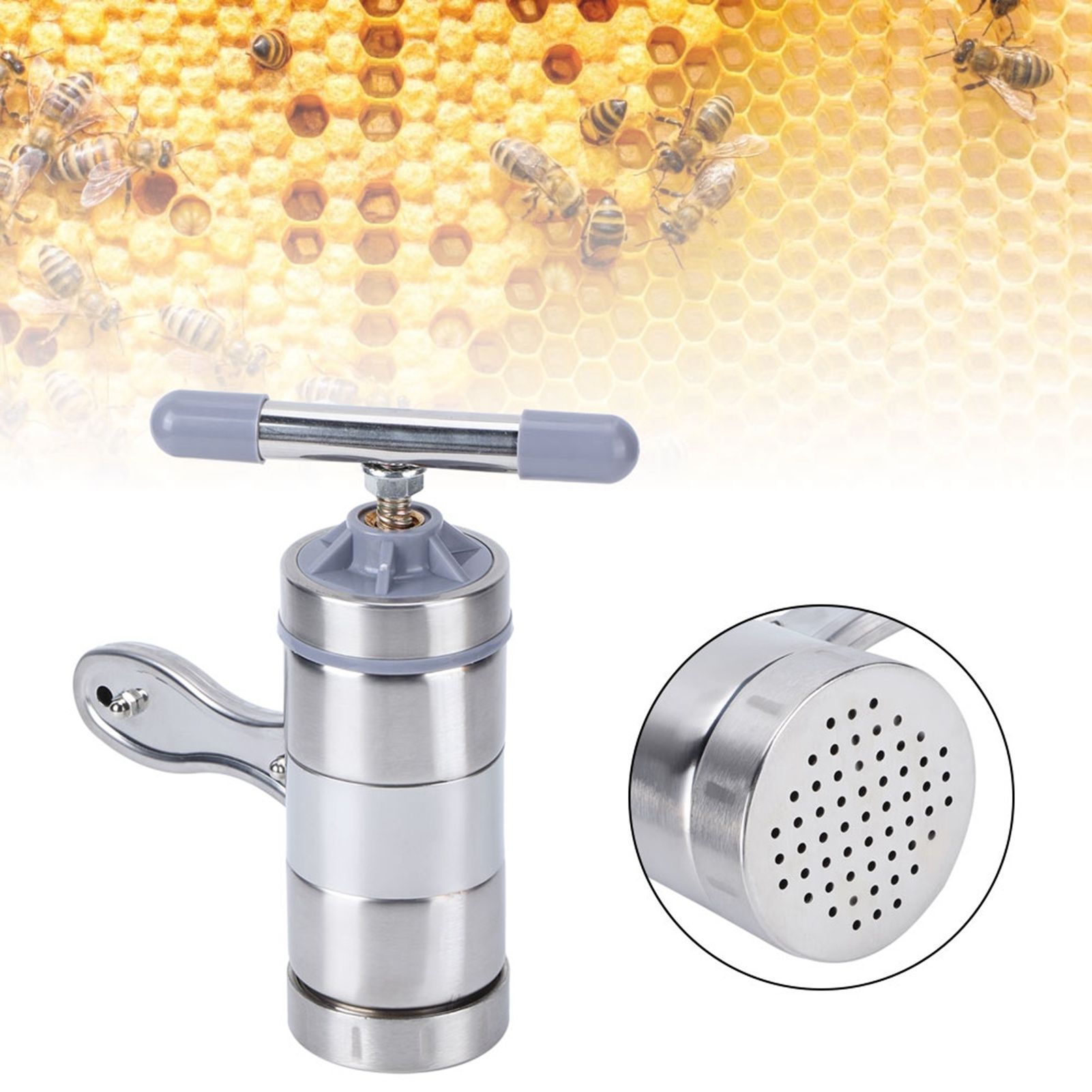 Mini Portable Honey Extractor Stainless Steel Manual Honey Presser Machine view 10